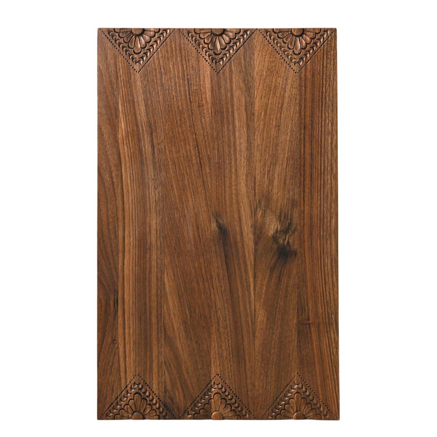 Waga Brown Sana Rectangular Wooden Serving Tray