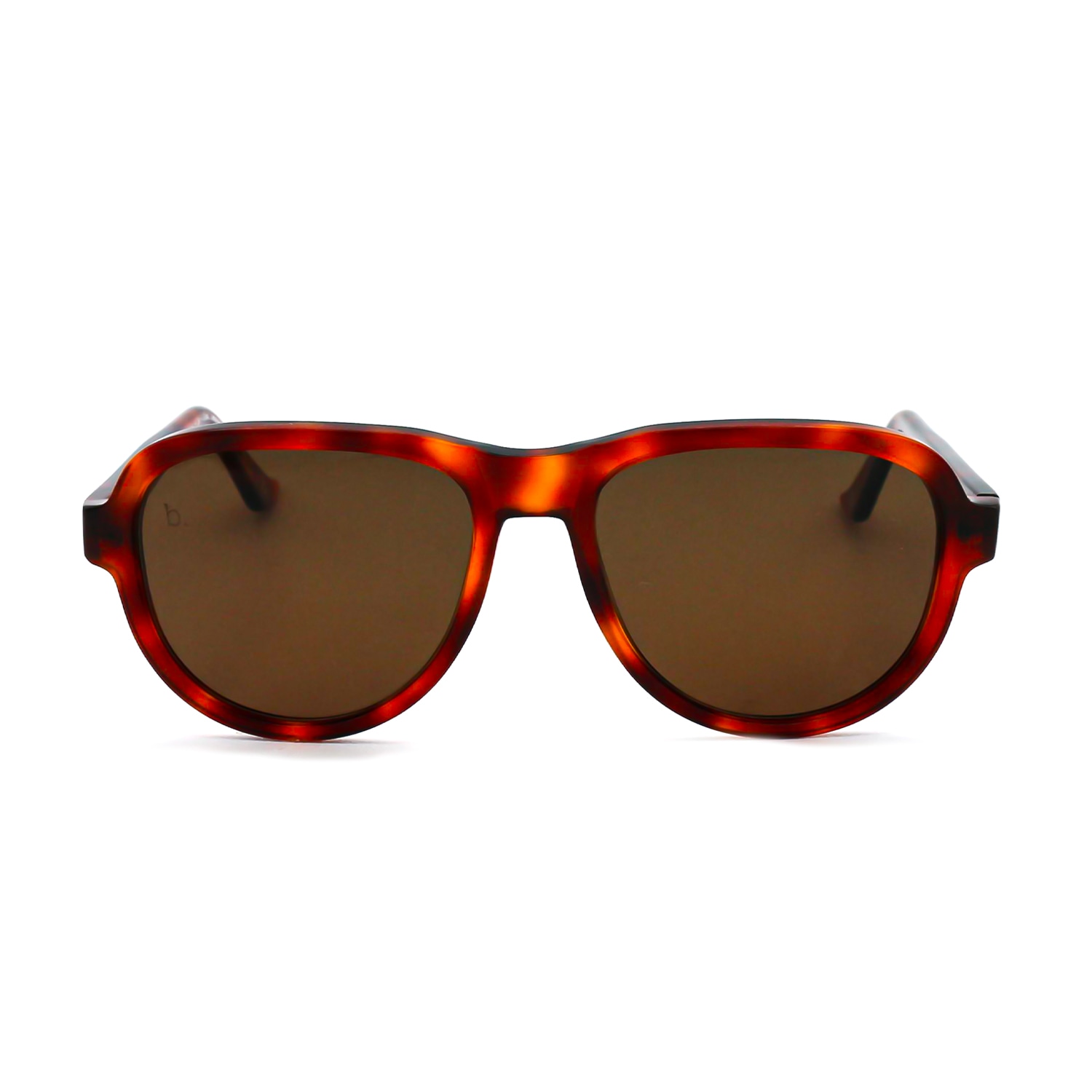 Women’s Brown The Miami Sunglasses In Fire Tortoise One Size Brook Eyewear