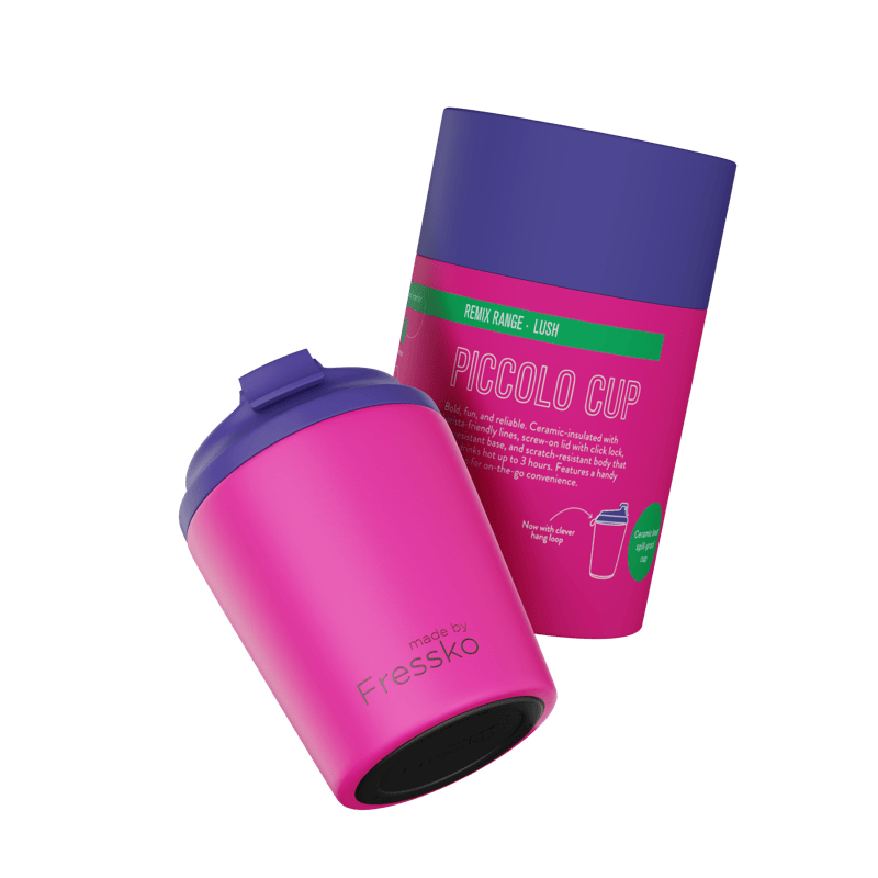 Fressko Piccolo 118ml/4oz Reusable Coffee Cup, Ceramic - Lush In Brown