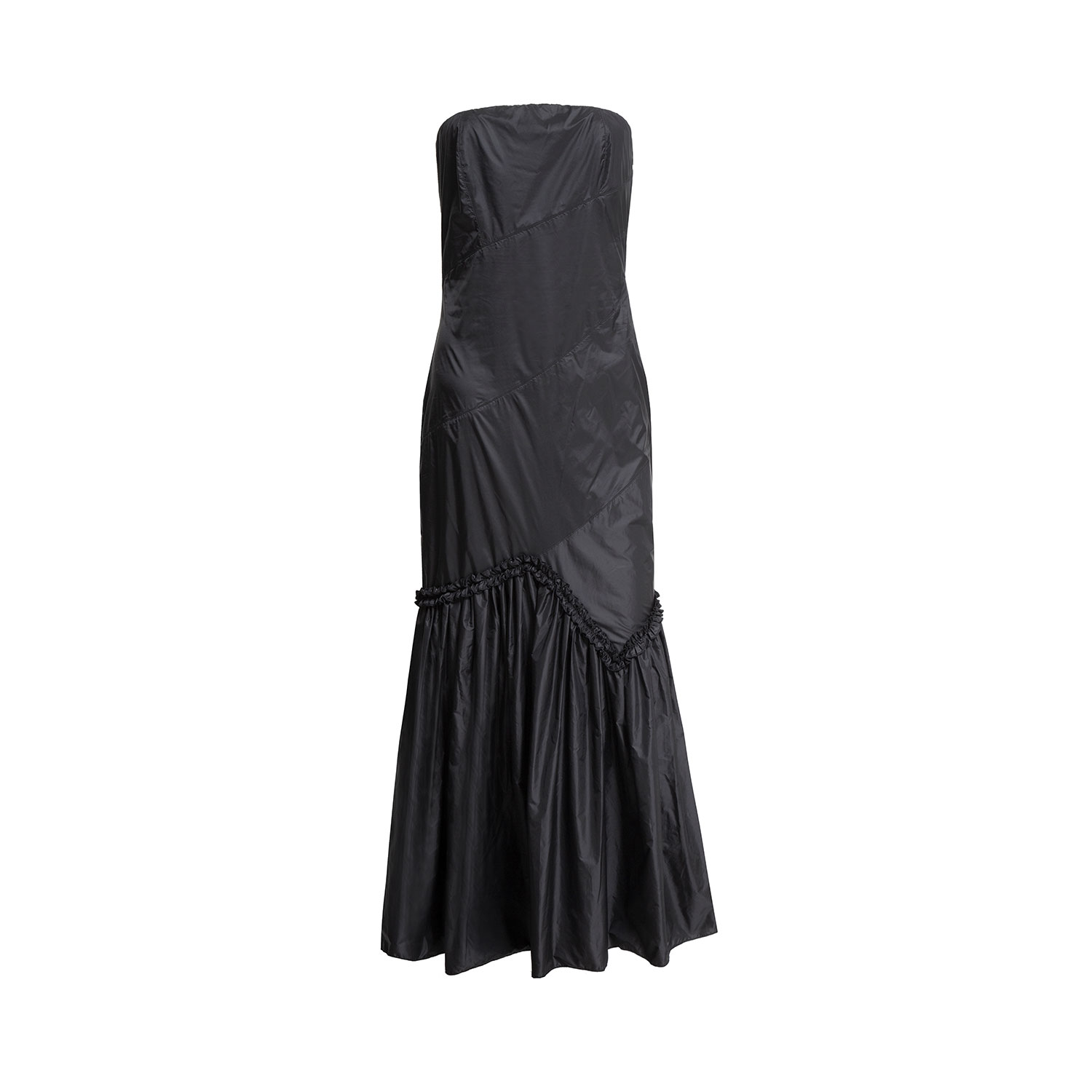Women’s Black Spades 2 Strapless Dress Large Audrey Vallens