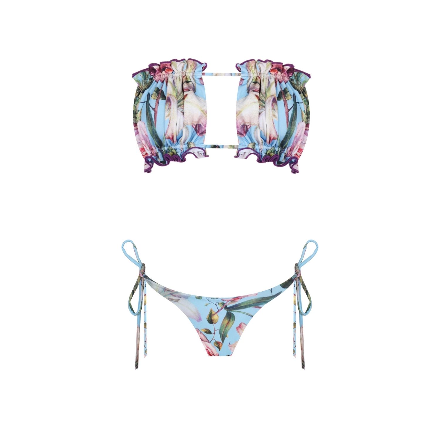 Nur Karaata Women's Blue Sun Blu Bikini Set In Blue