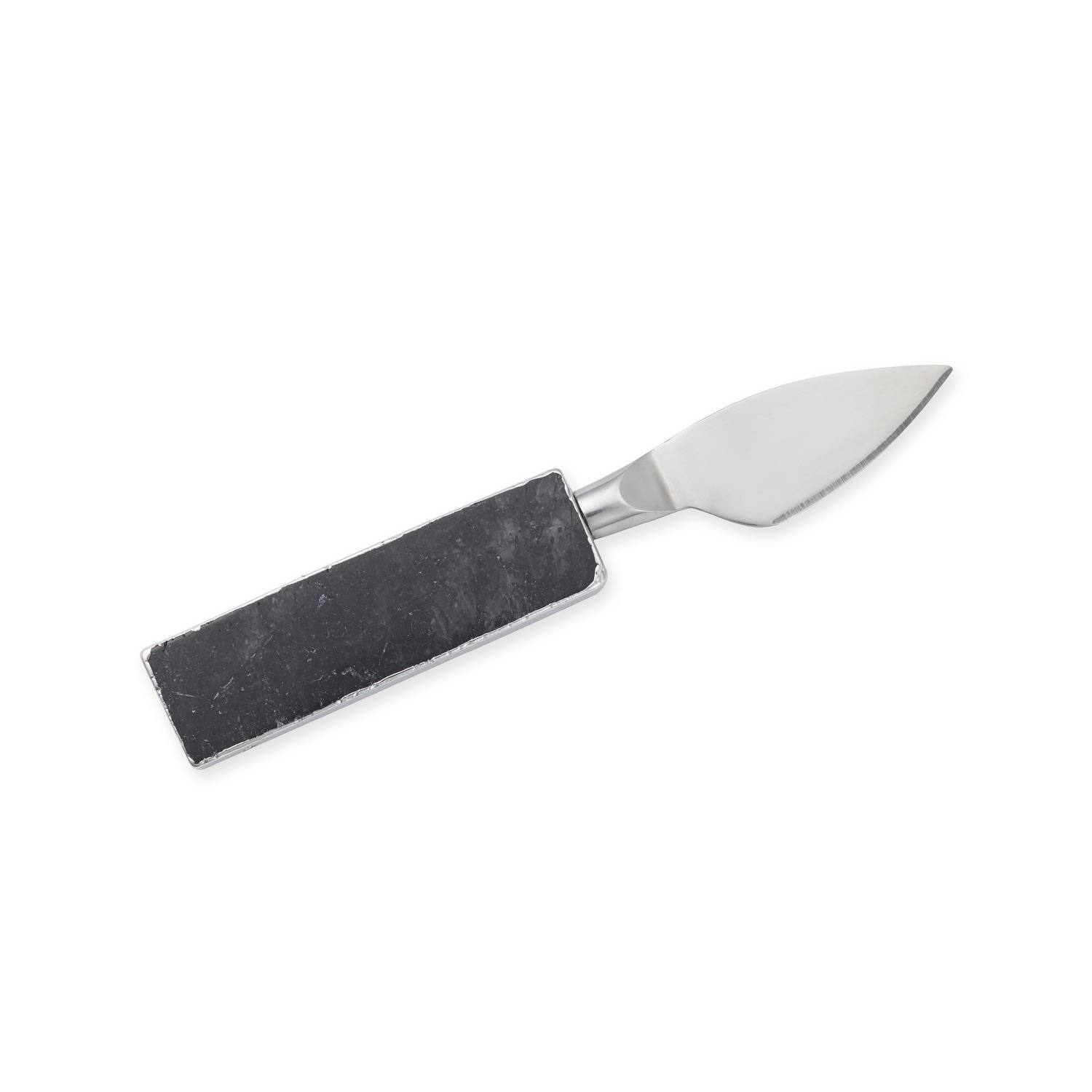 Black Tourmaline Hard Cheese Knife - Gold Greatfool