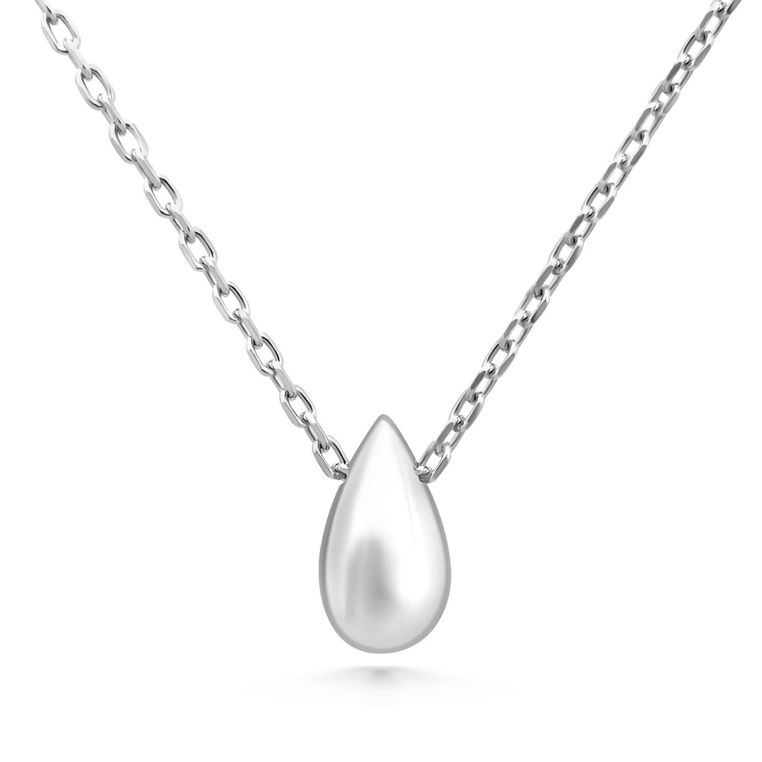 Hik&rós Women's Silver Drop Necklace