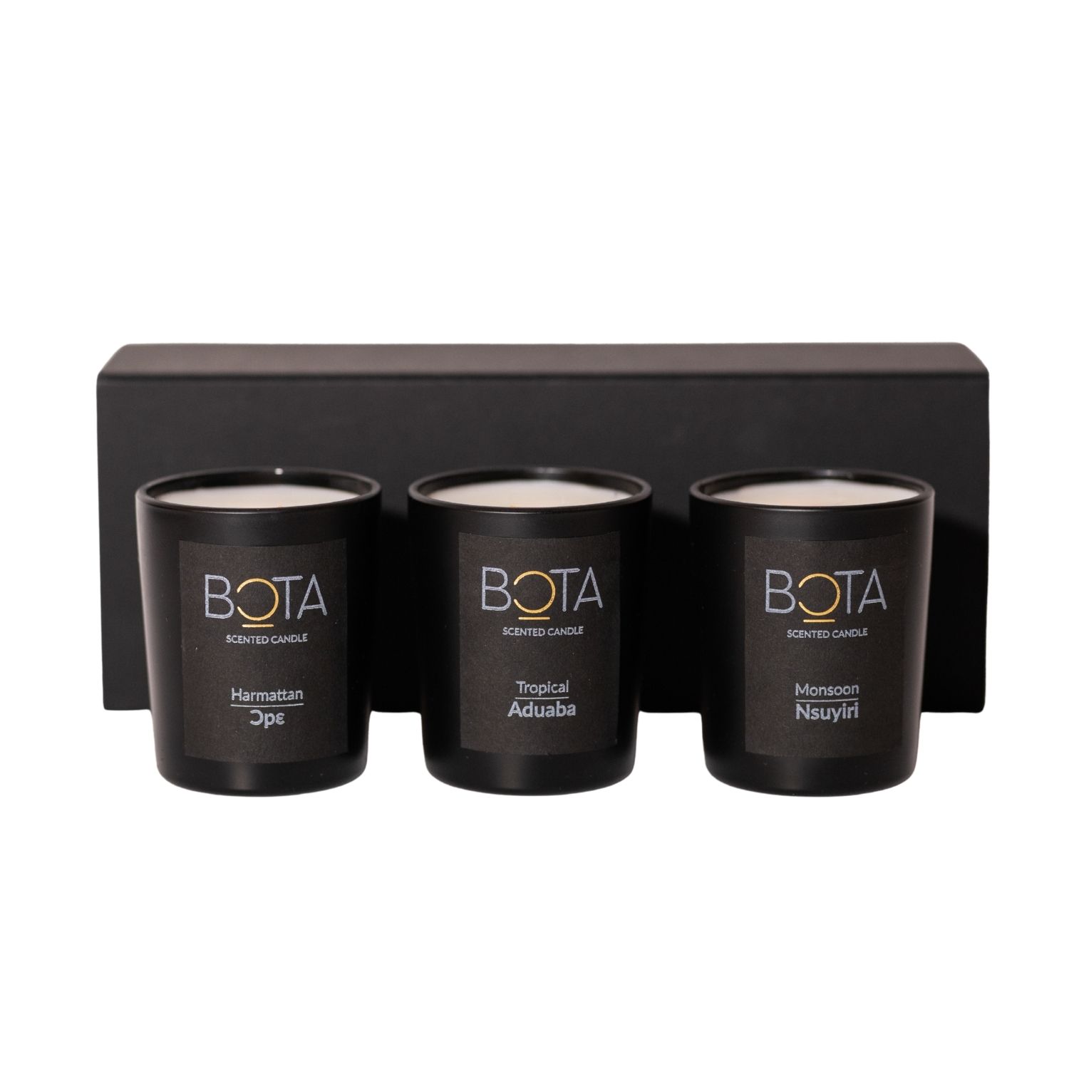 Bɔta Black Seasons Of Africa Collection: Candle Discovery Set