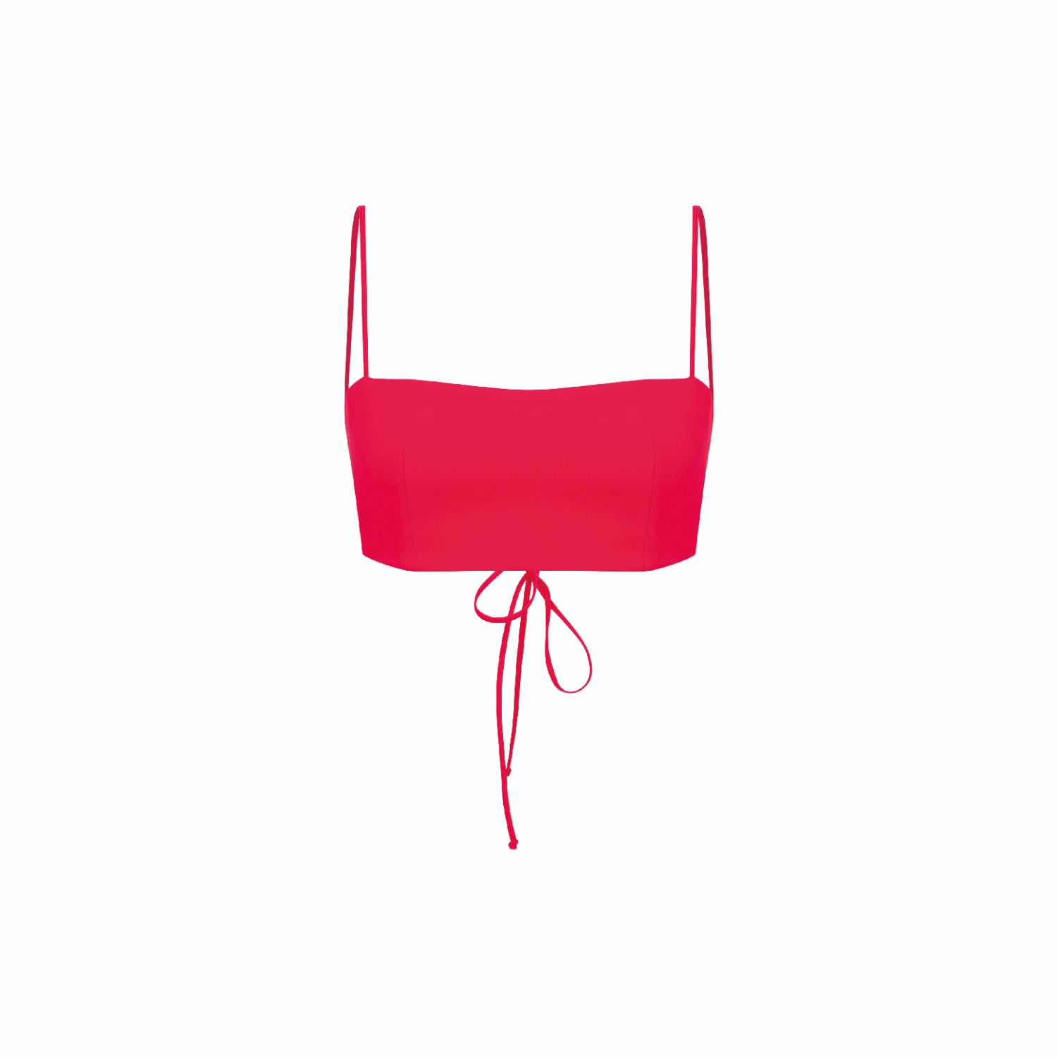 Nazli Ceren Lalia Crepe Top In Paprika Red In Red