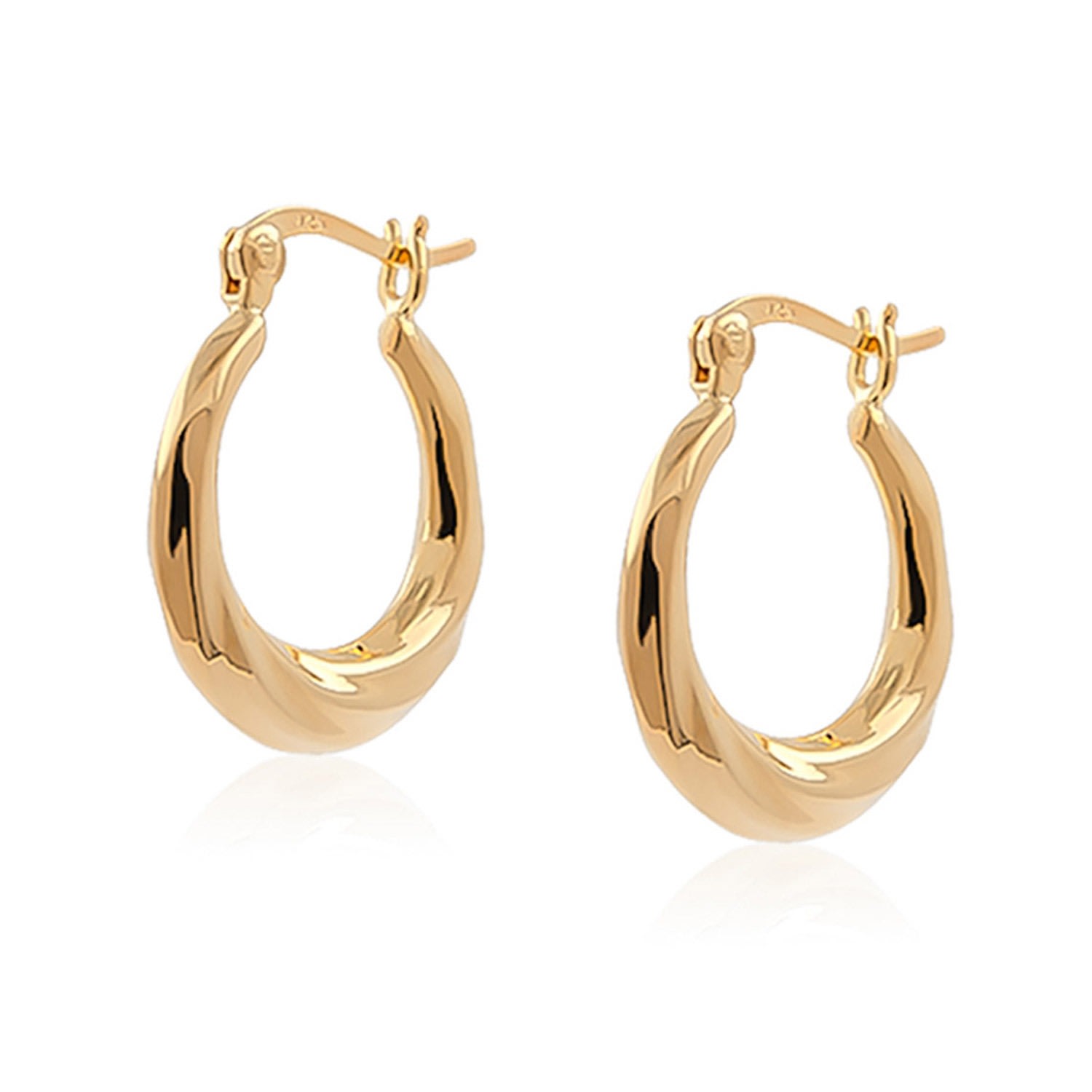 Women’s River Gold Hoop Earrings CÃ´tÃ© CachÃ©