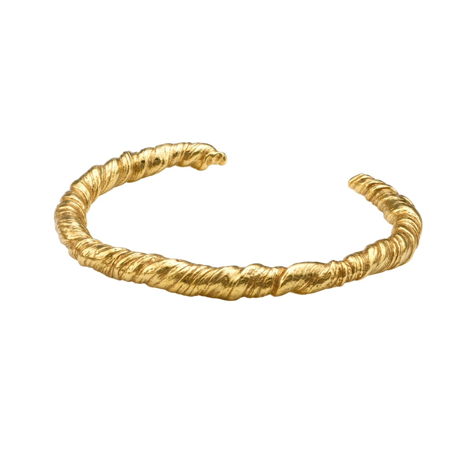 Shop Eva Remenyi Women's Nautilus Twisted Bracelet Gold