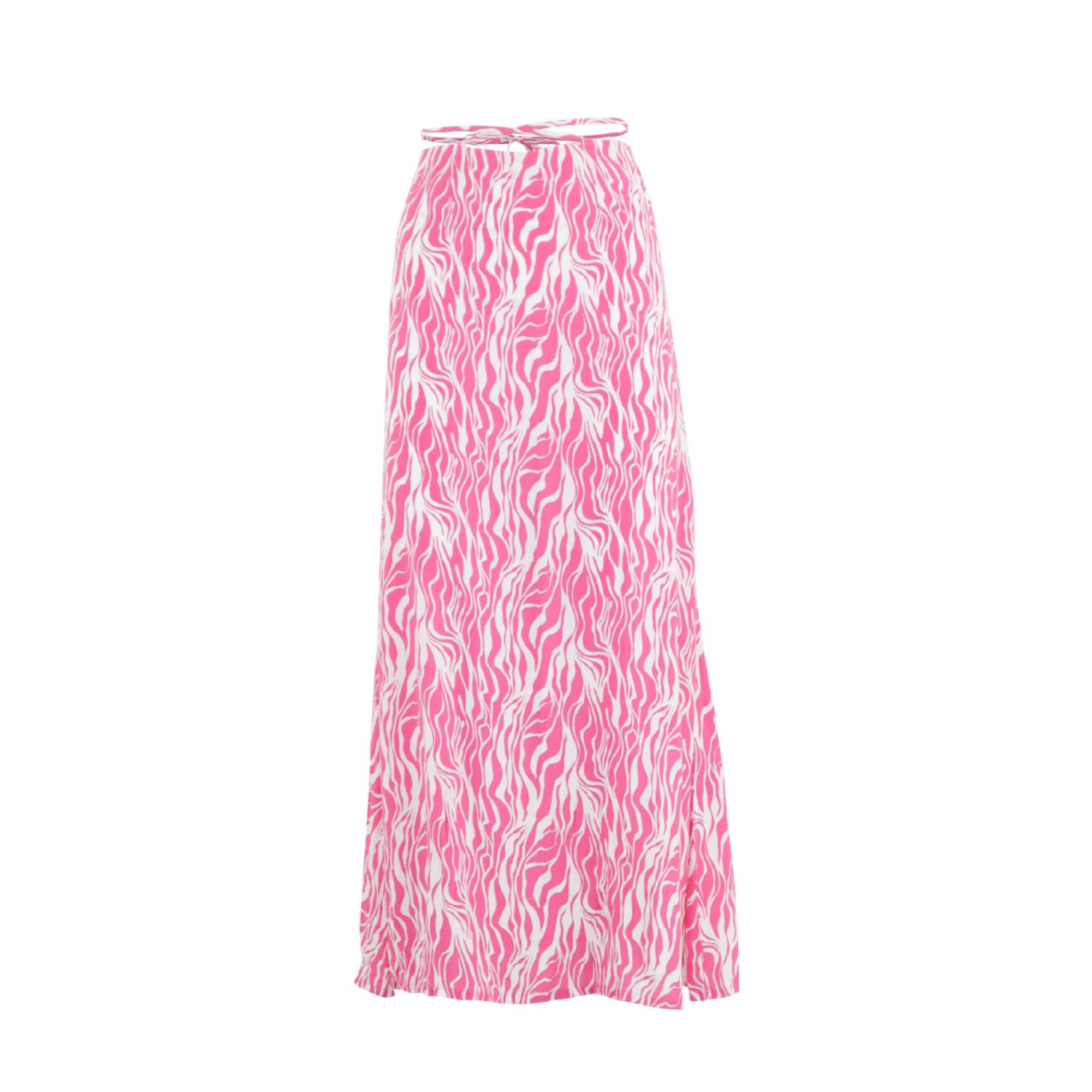 Women's Pink Lizzie Maxi Skirt Rhiannon Fuschia | Medium | Morrato Bali