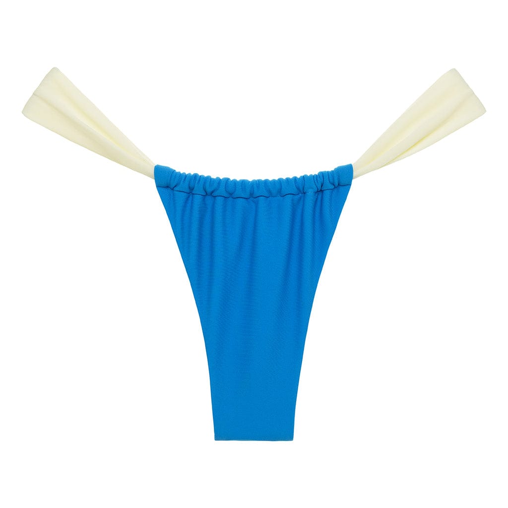 Montce Swim Women's Blue / White Asul Cream Binded Sandra Bikini Bottom