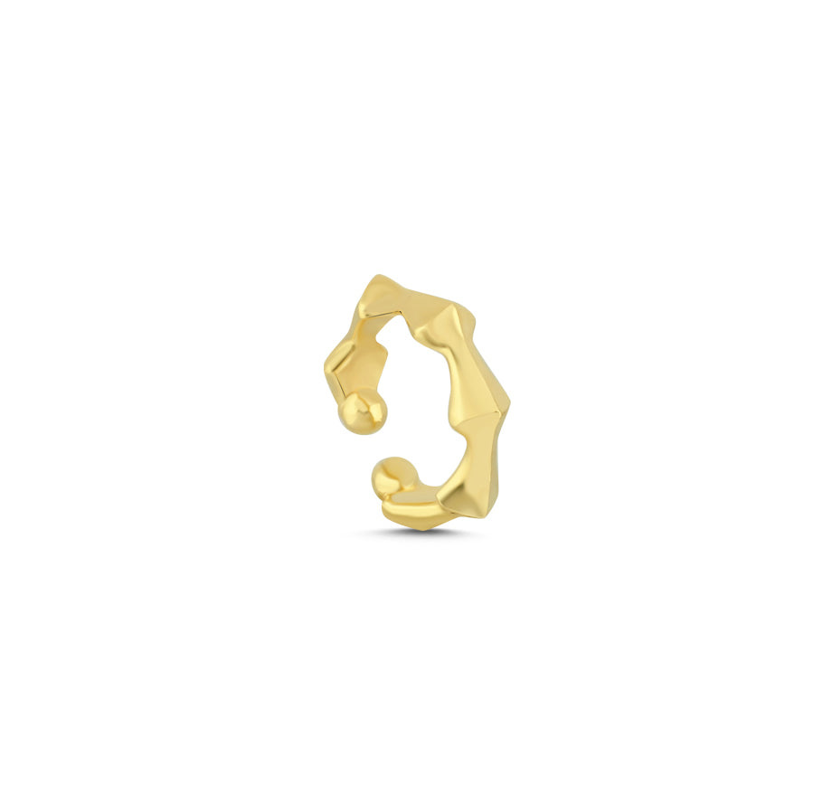 Mishka Women's Nimble Lip And Ear Cuff Gold In Gold