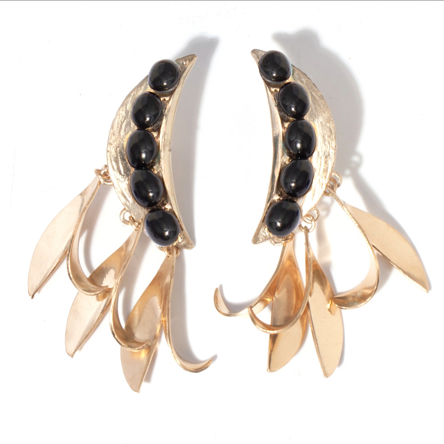 Women’s Gold / Black Bennu Earring In Black Castlecliff