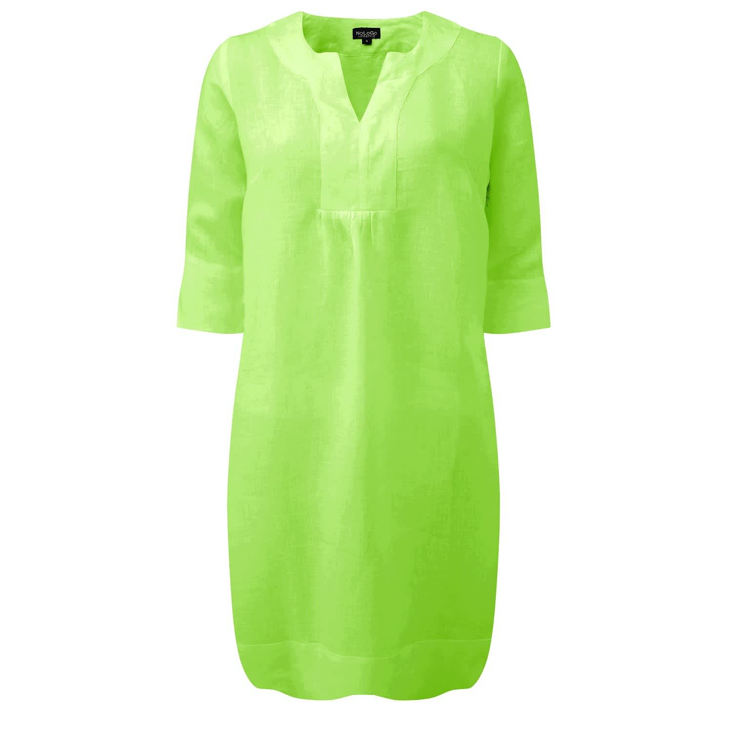 parrot green dress