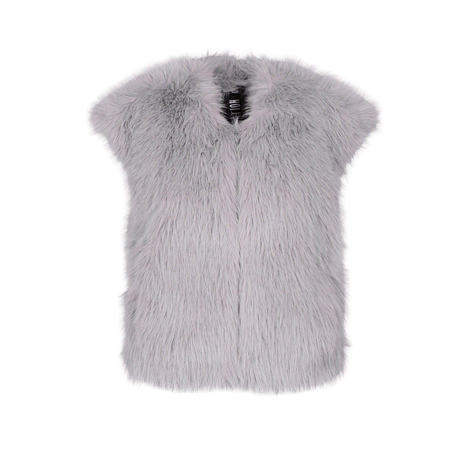 Women's Grey Cozy Fake Fur Vest | Extra Large | Freaky Nation