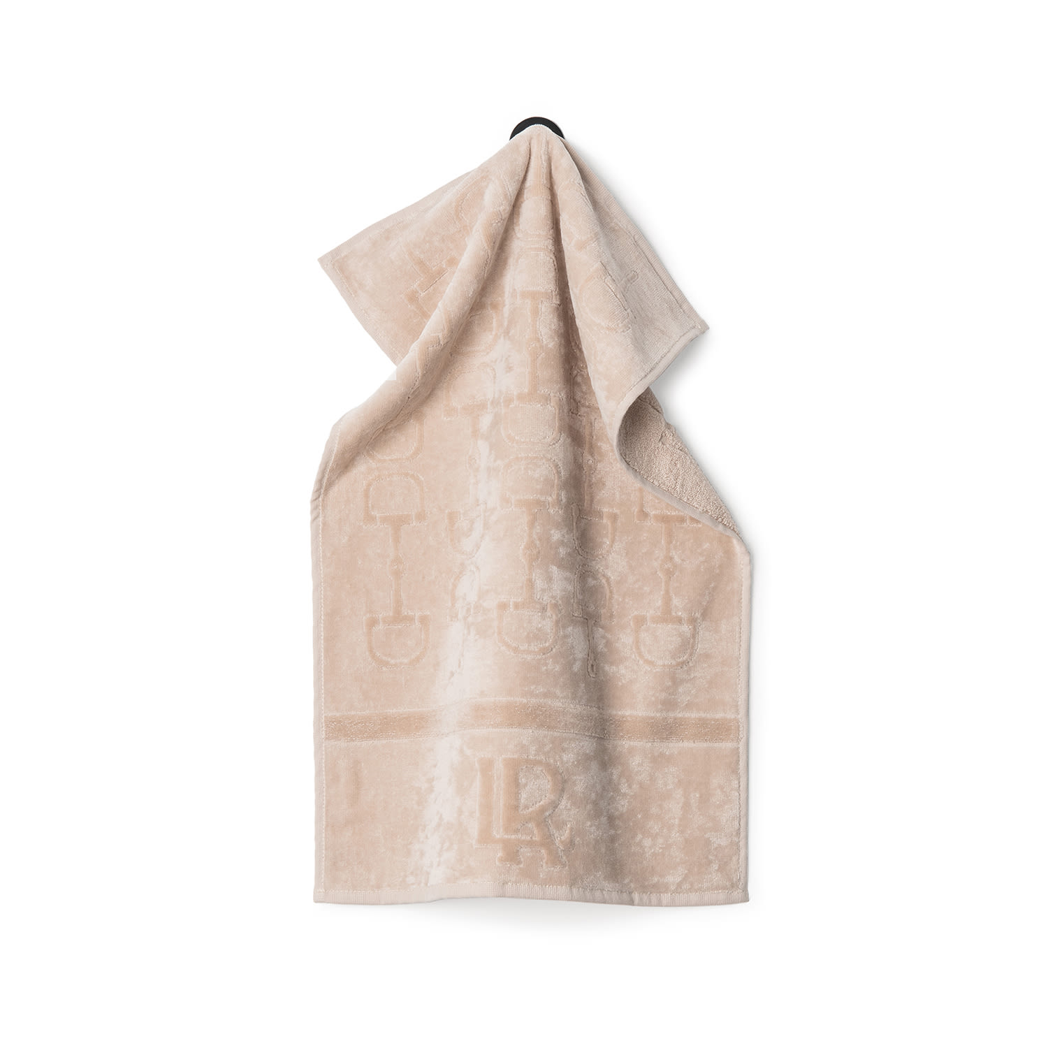 La Reina Neutrals Velour Bath Towel Beige Small Set