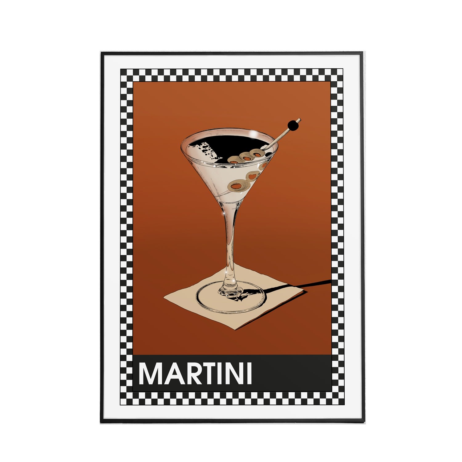 Abi Overland Jersey Martini - Art Print L In Multi