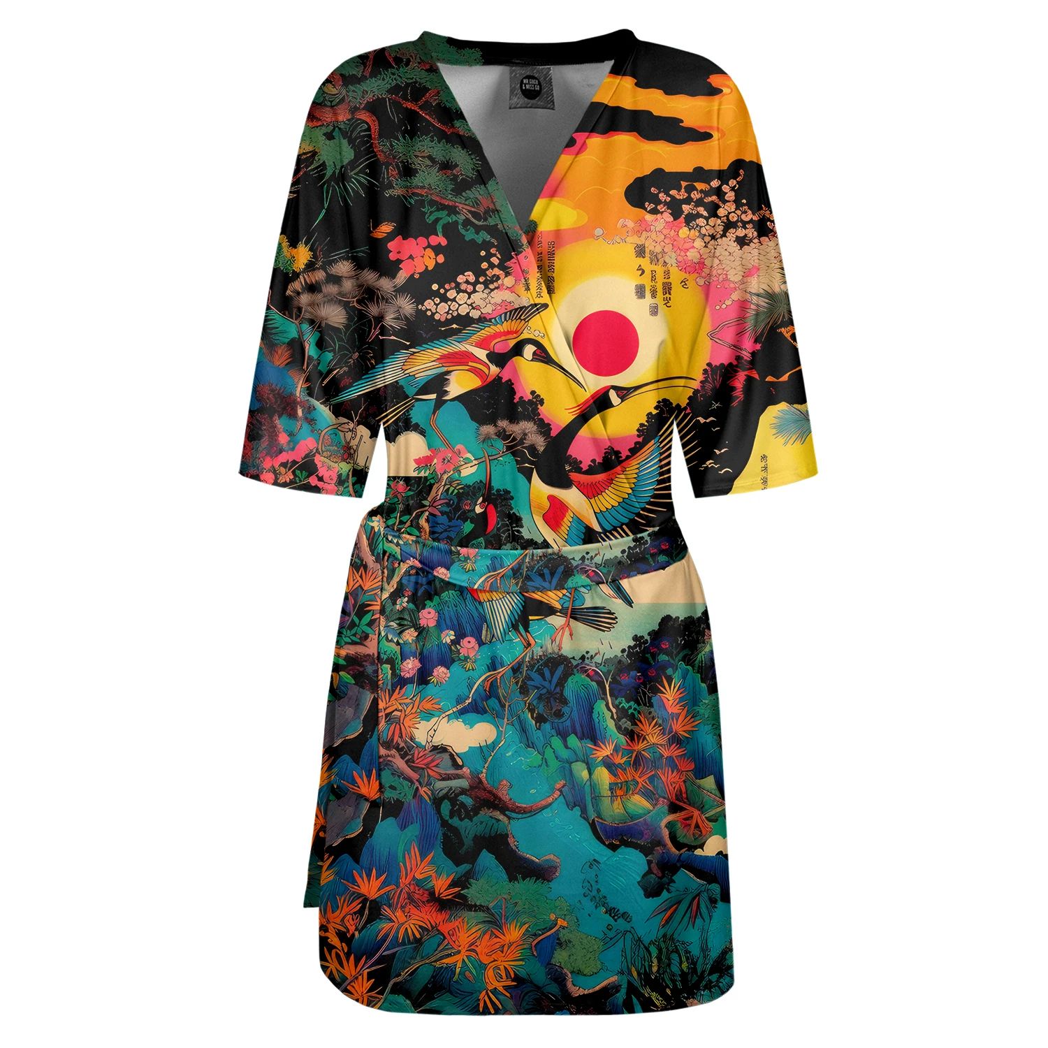 Aloha From Deer Women's Japanese Heron Envelope Dress
