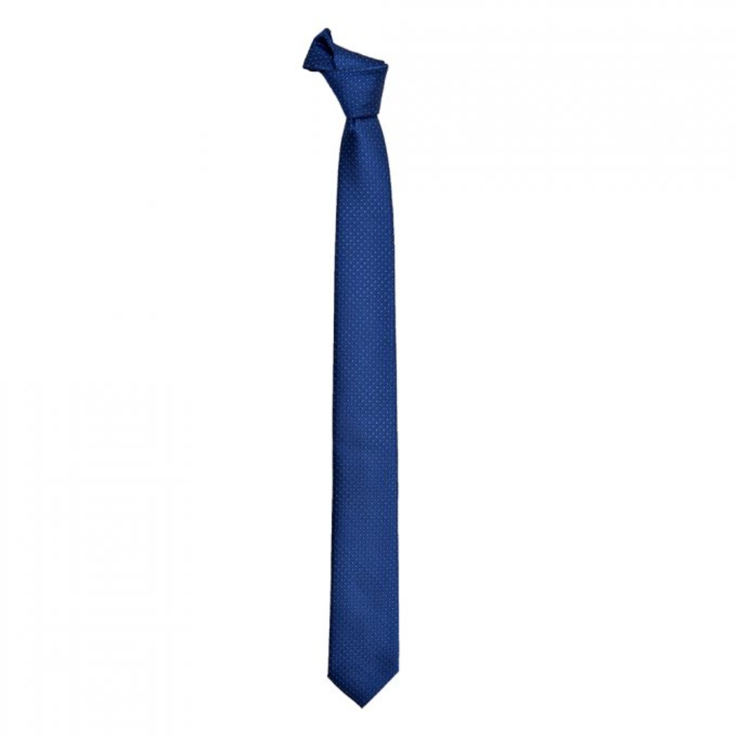 David Wej Men's Circle Jacquard Tie – Navy In Blue