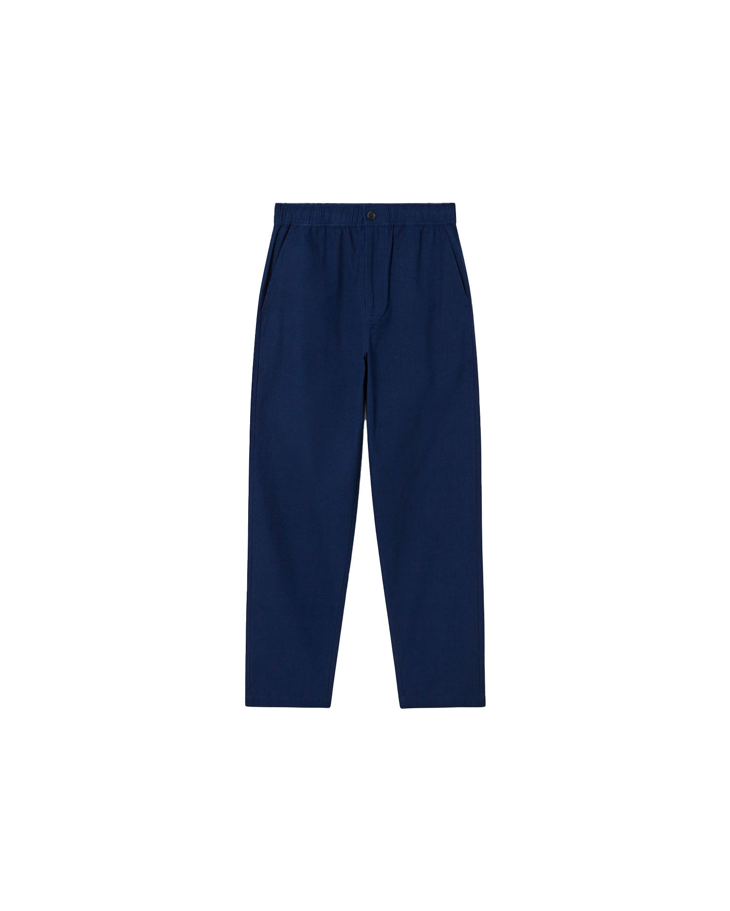 Thinking Mu Men's Blue Dark Clean Denim Wotan Pants In Blue