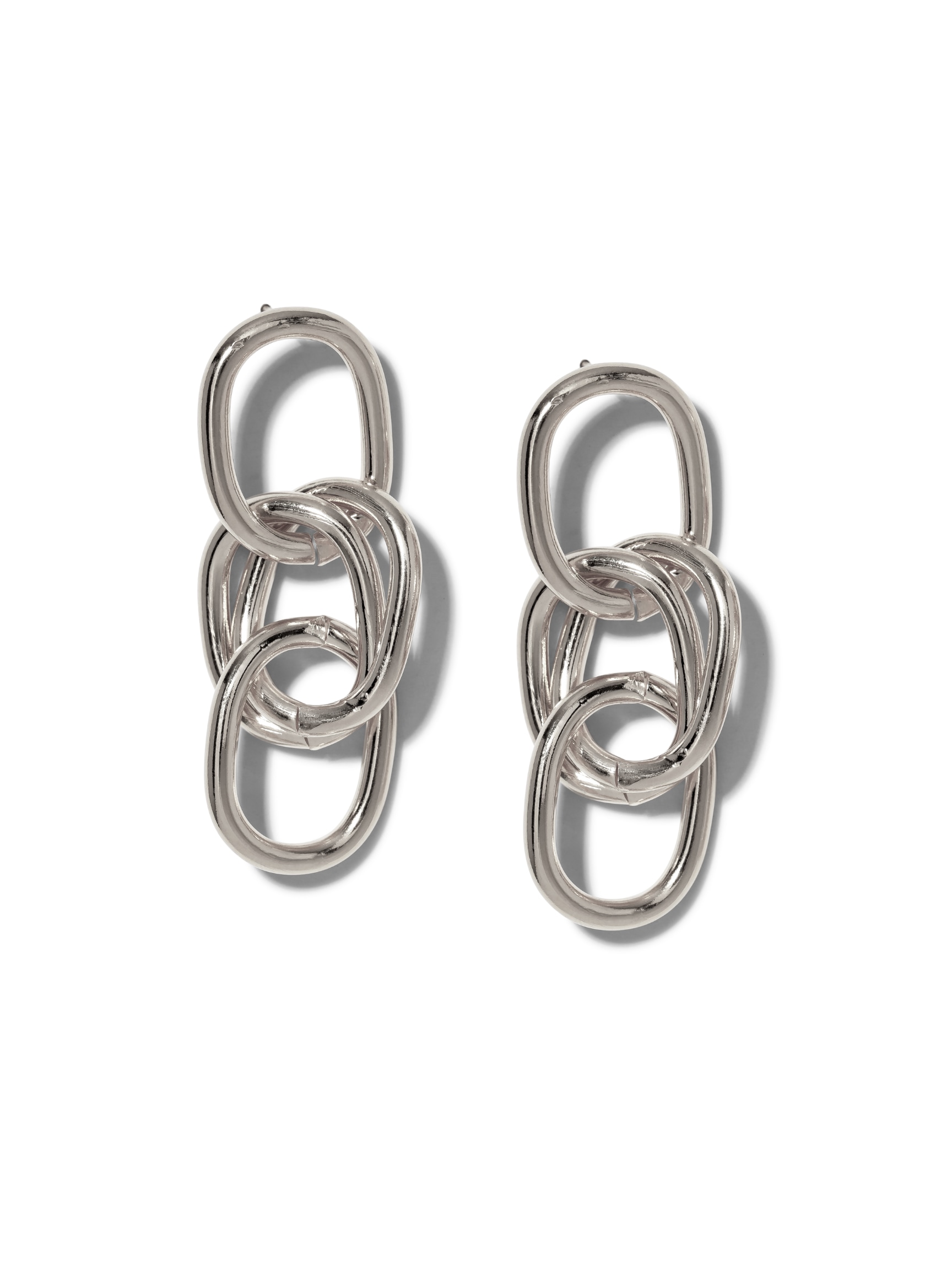 Jaredjamin Women's Silver Billie Drop Post Earrings
