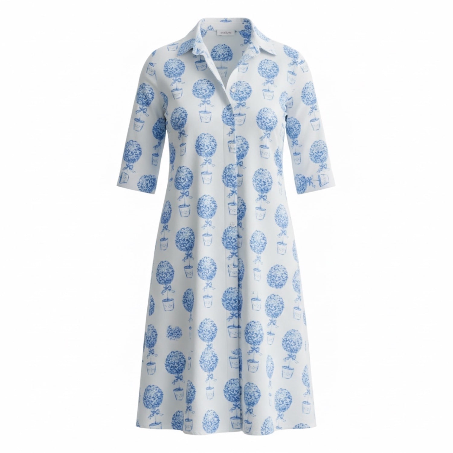 Mary Marshmallow Women's Delray Dress - Topiary - Blue