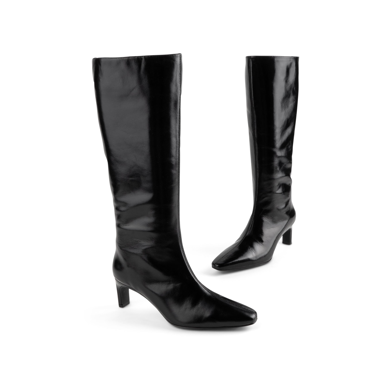 Intentionally Blank Women's Seville Knee High Boot-black In Black