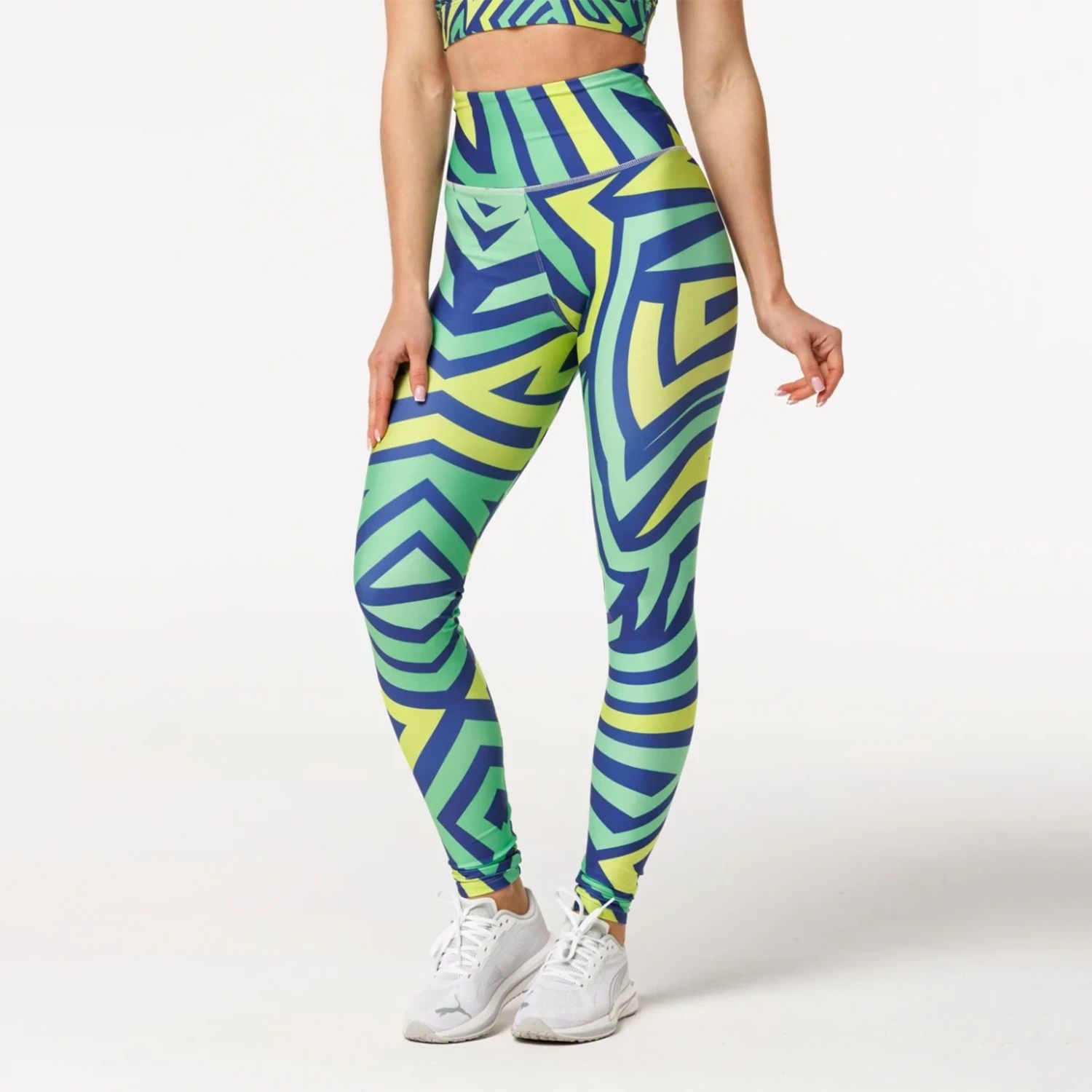 Aloha From Deer Women's Green Illusion Highwaist Leggings In Green