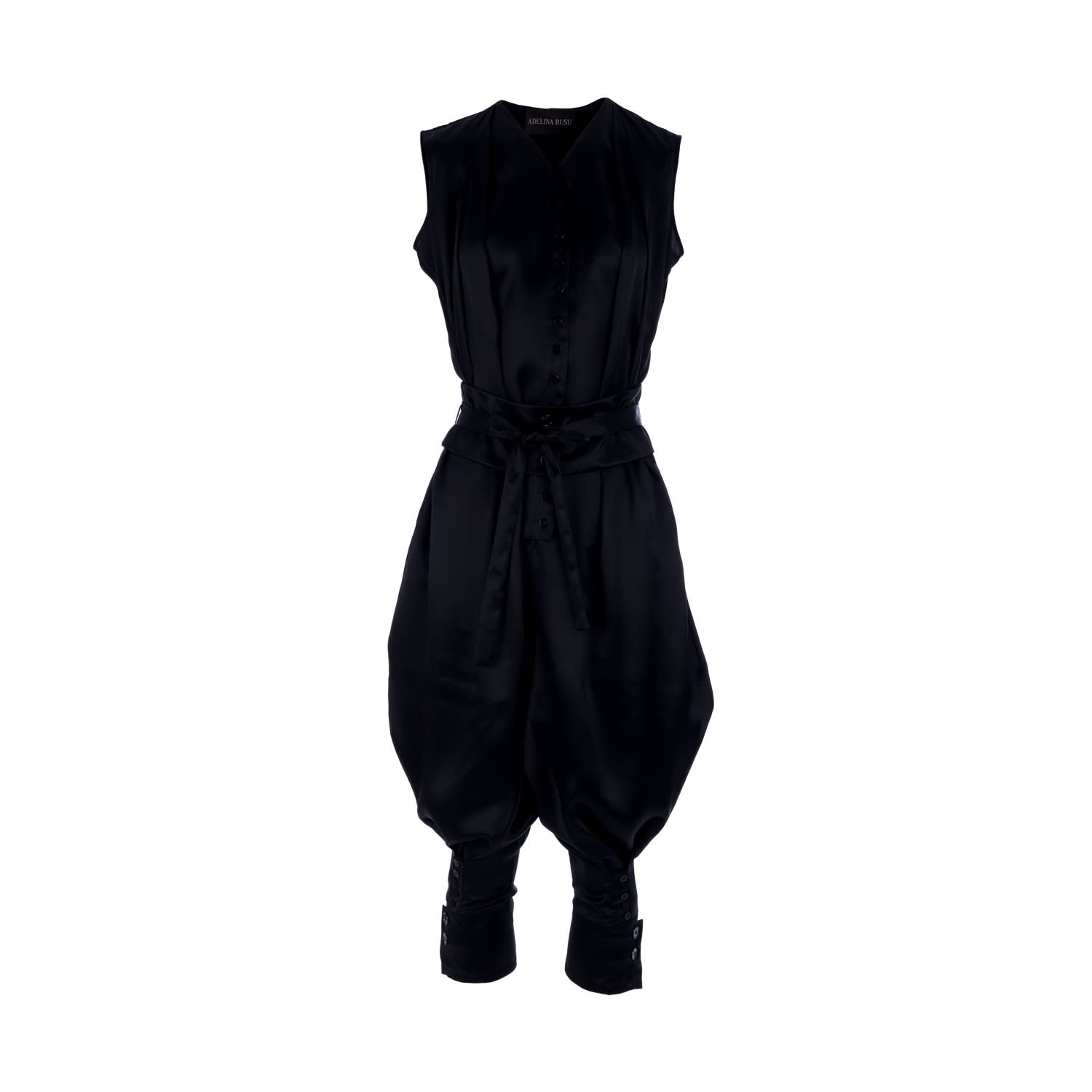 silk satin jumpsuit