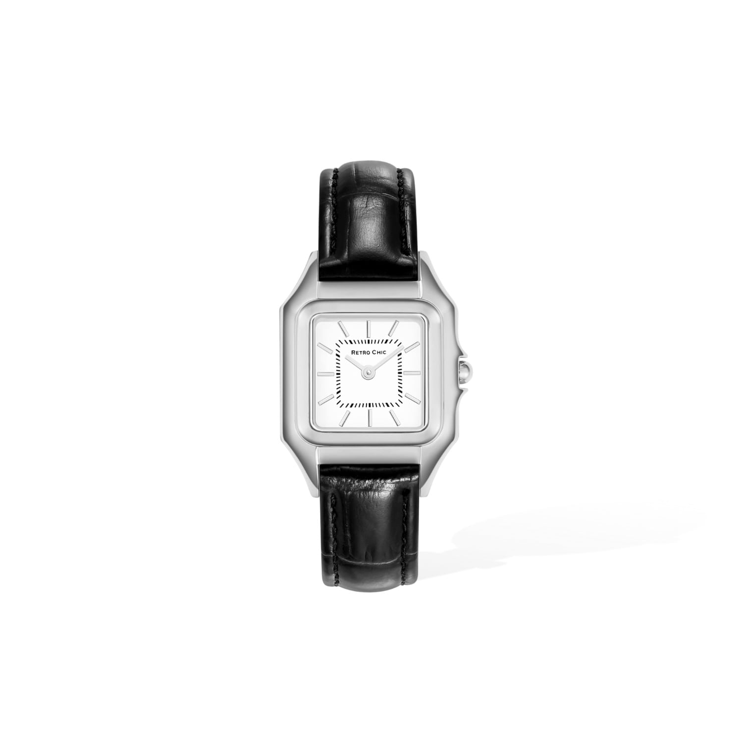 Retro Chic Women's Black / Silver Vatican Majesty Watch – Black & Silver In Black