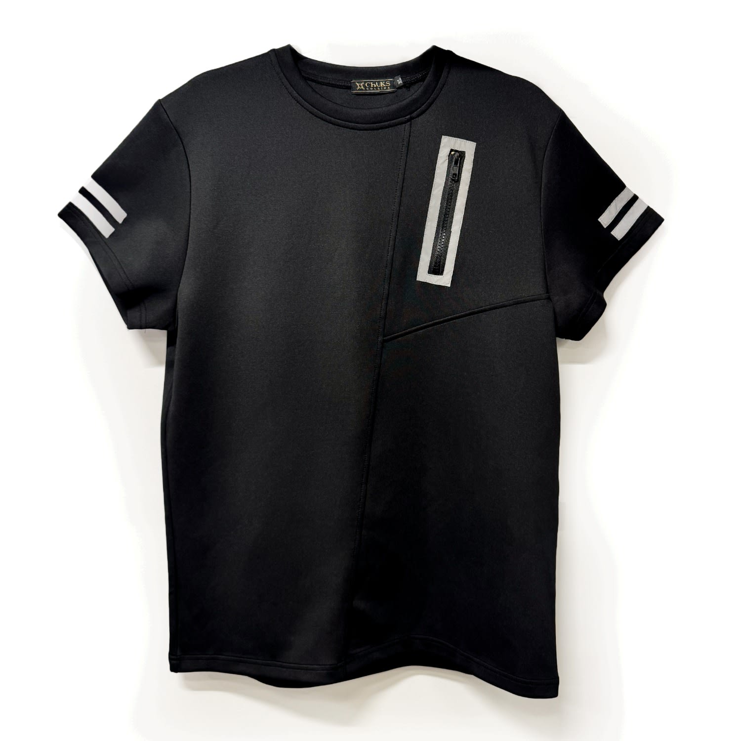 Chuks Collins Men's Aider T-shirts In Black Limited Edition In Black