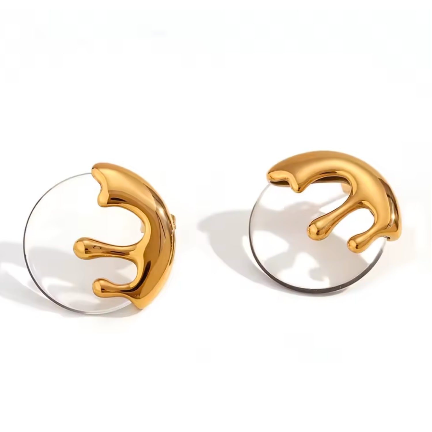 Olivia Le Women's Gold Drip Disco Earrings In Gold