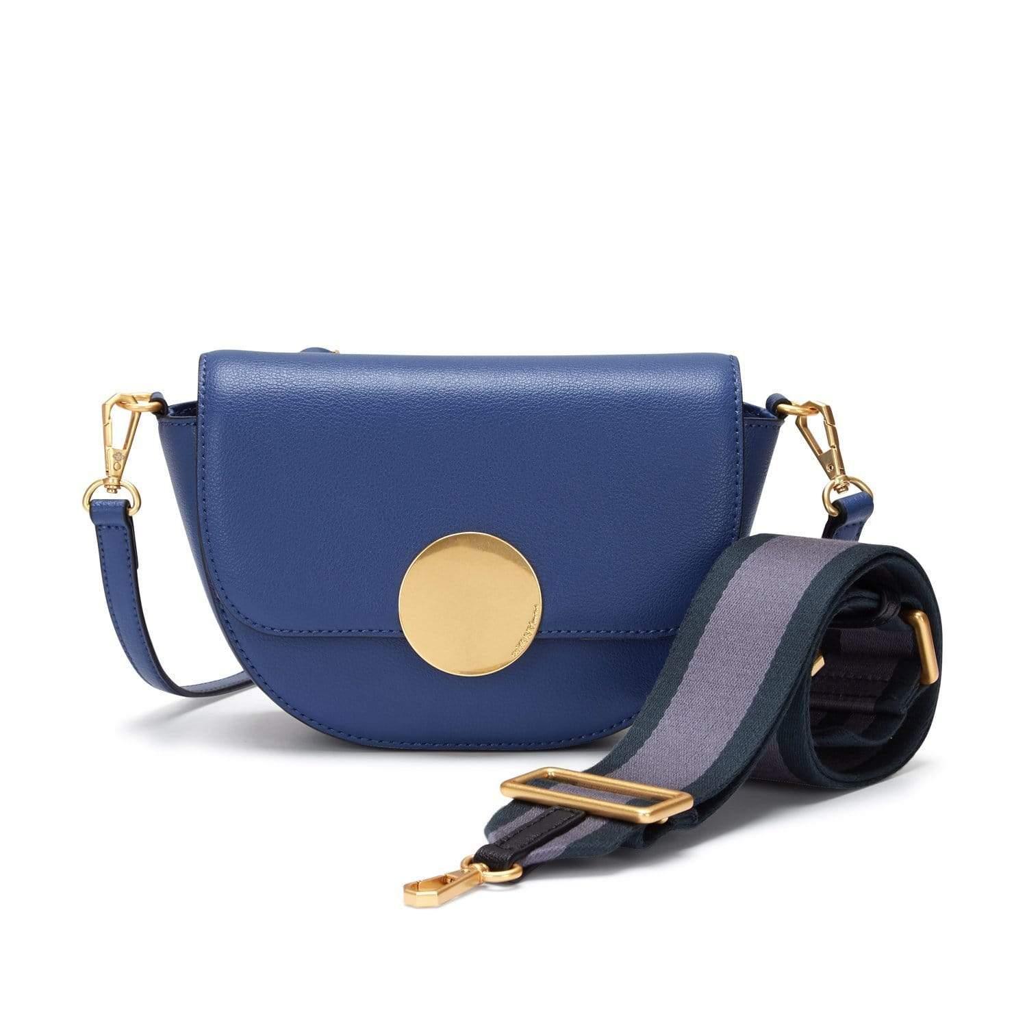 Women’s Blue Lottie Saddle Crossbody -True Navy One Size Oryany