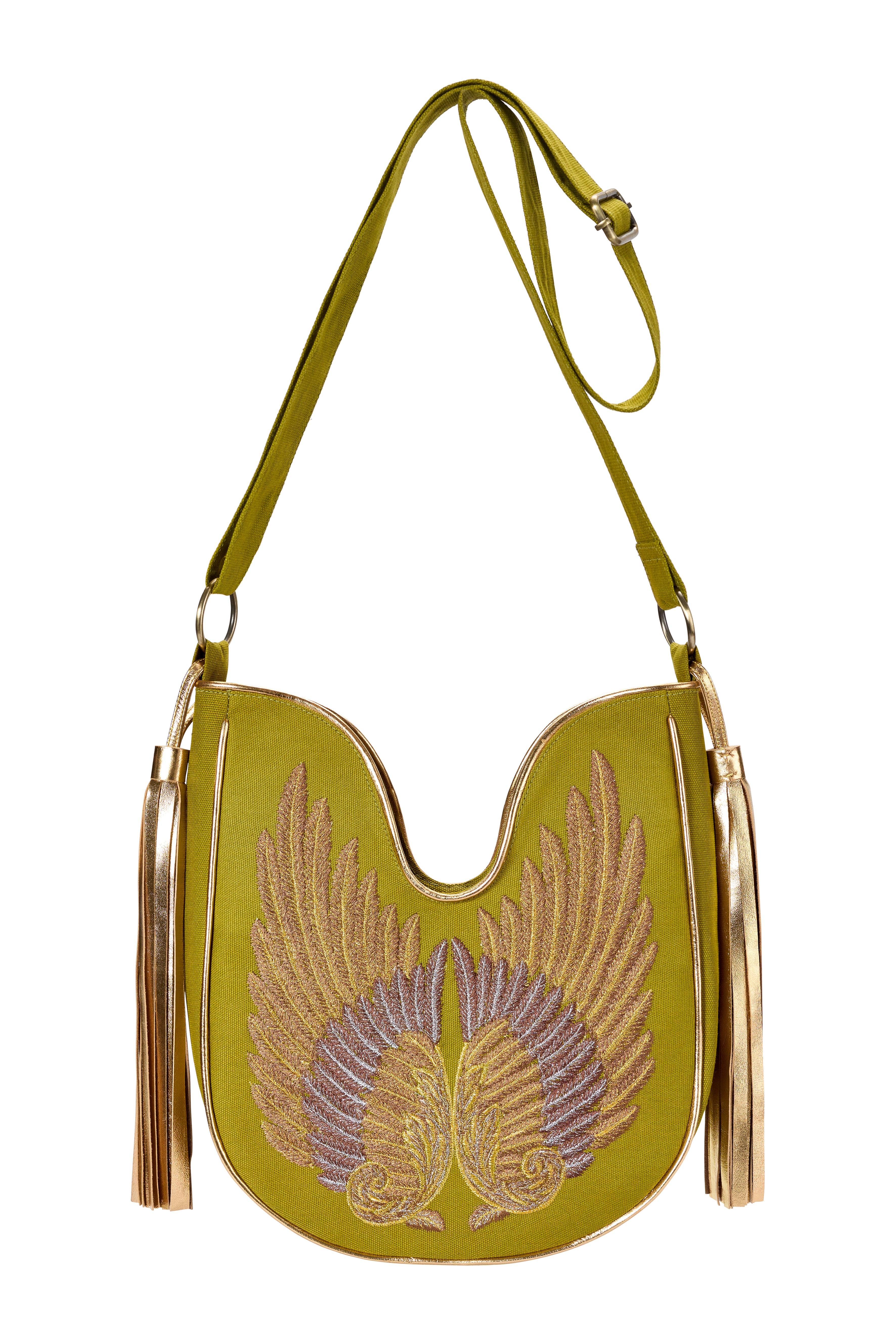 Jodi Lee Women's Gold / Green All That Jazz Tote Bag Sicilian Olive Gold In Multi