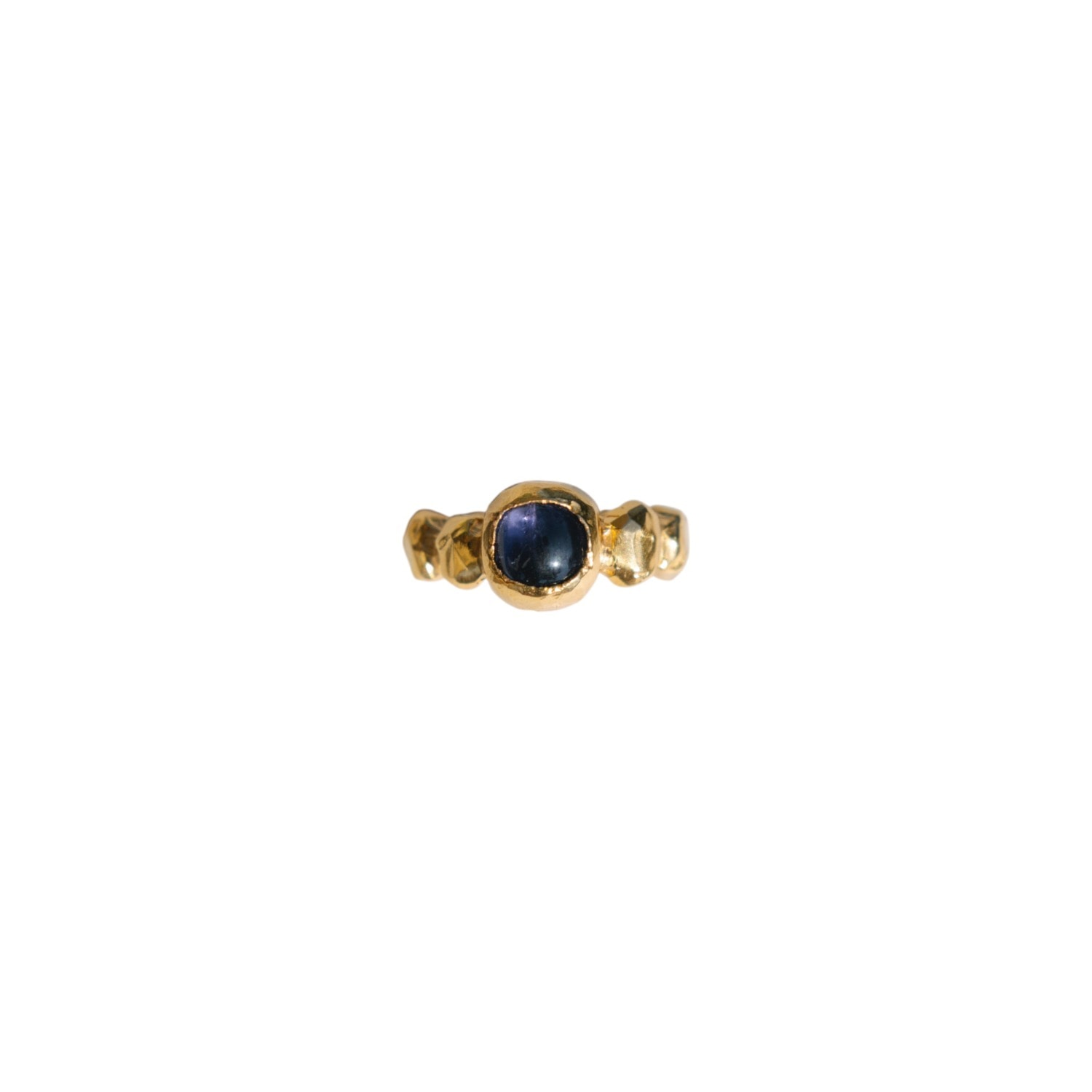 Raxada Women's Blue / Gold Lodo Ring Gold Plated In Multi