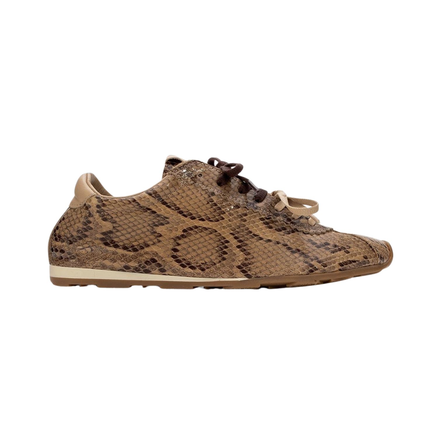 Forever & Always Shoes Crea Leather Sneakers In Brown