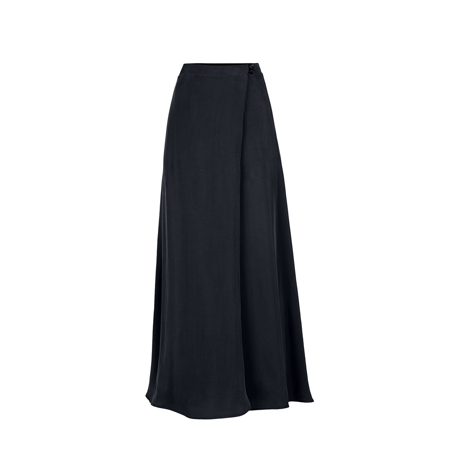 Black Wrap Me Skirt (S) | FLOW | Wolf & Badger