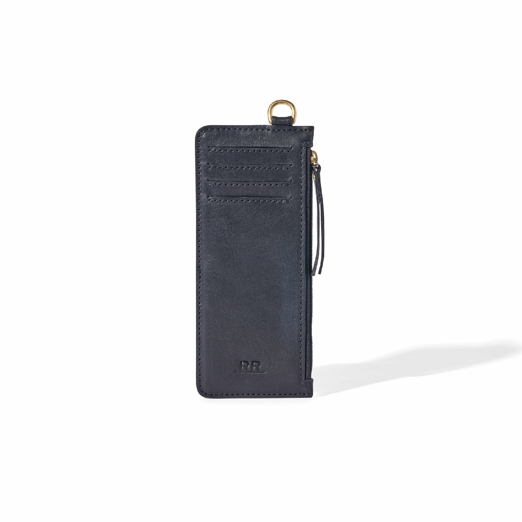Range Revolution Women's Black Leather Slim Wallet