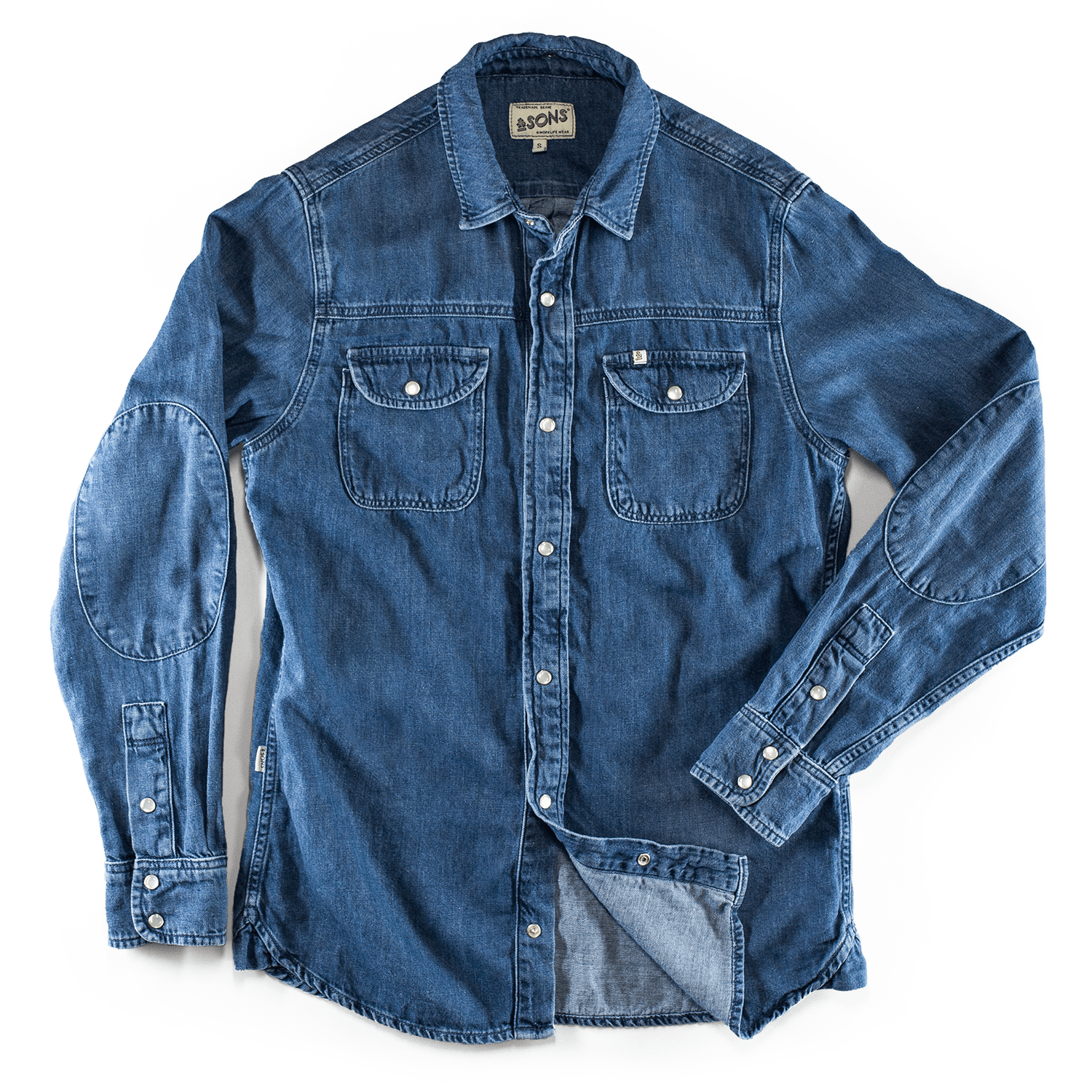 &sons Trading Co Men's Blue Sunday Shirt Light Denim In Blue