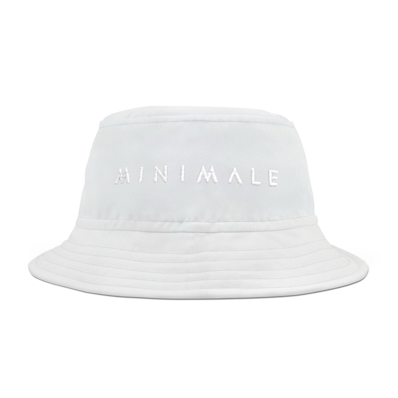 Minimale Animale Women's Hide & Seek Bucket Hat - White With White Logo