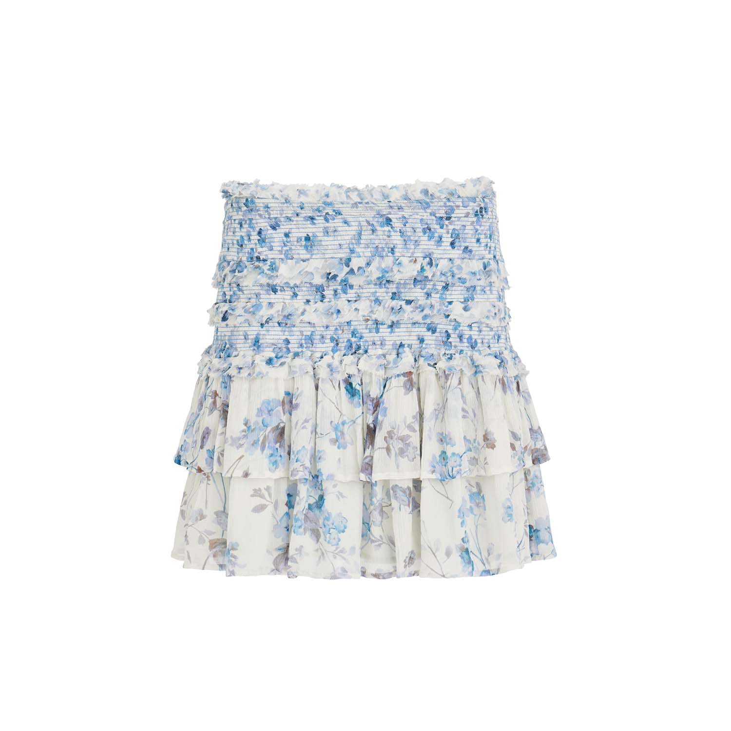 Shop Secret Mission Women's Lucia Skirt  - Viscose Chiffon In Blue