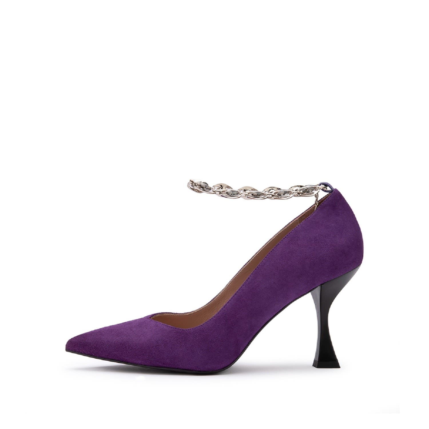 Pink / Purple Halltor Purple Suede Leather Women’s Pump 6 Uk Ilvi