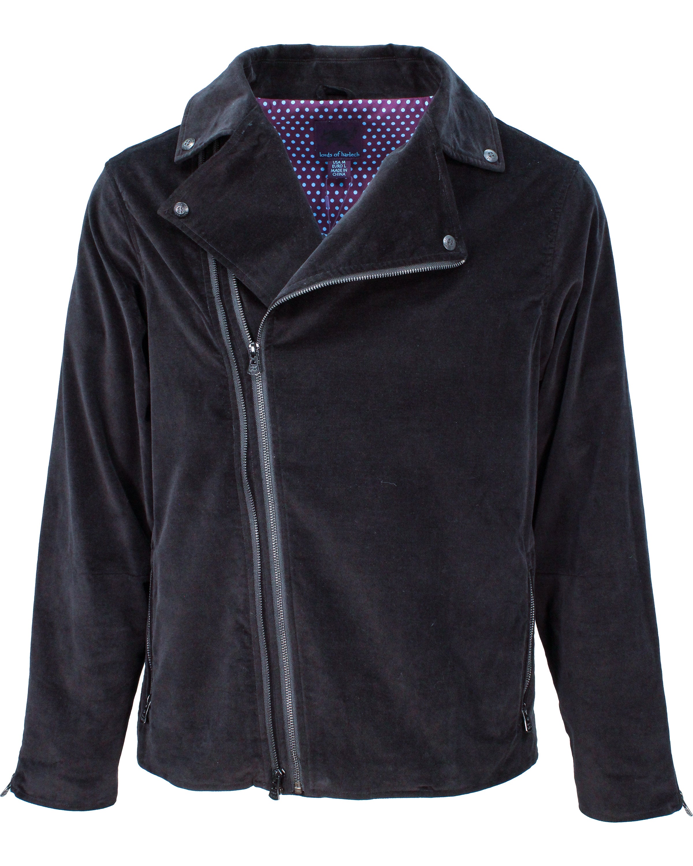Lords Of Harlech Men's Rocky Jacket - Black In Black