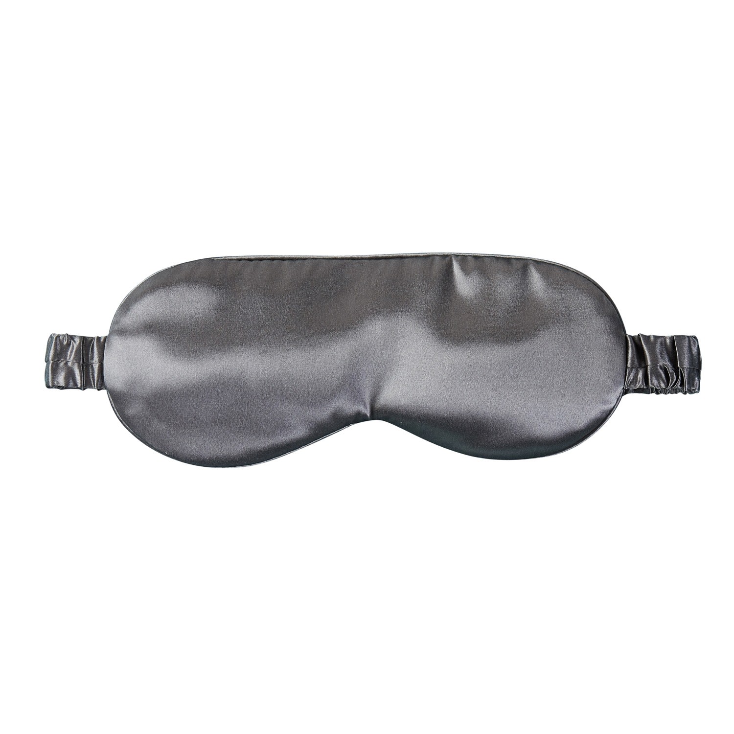 Pure Mulberry Silk Eye Mask Set Of Two In Grey | One Size | Soft Strokes Silk