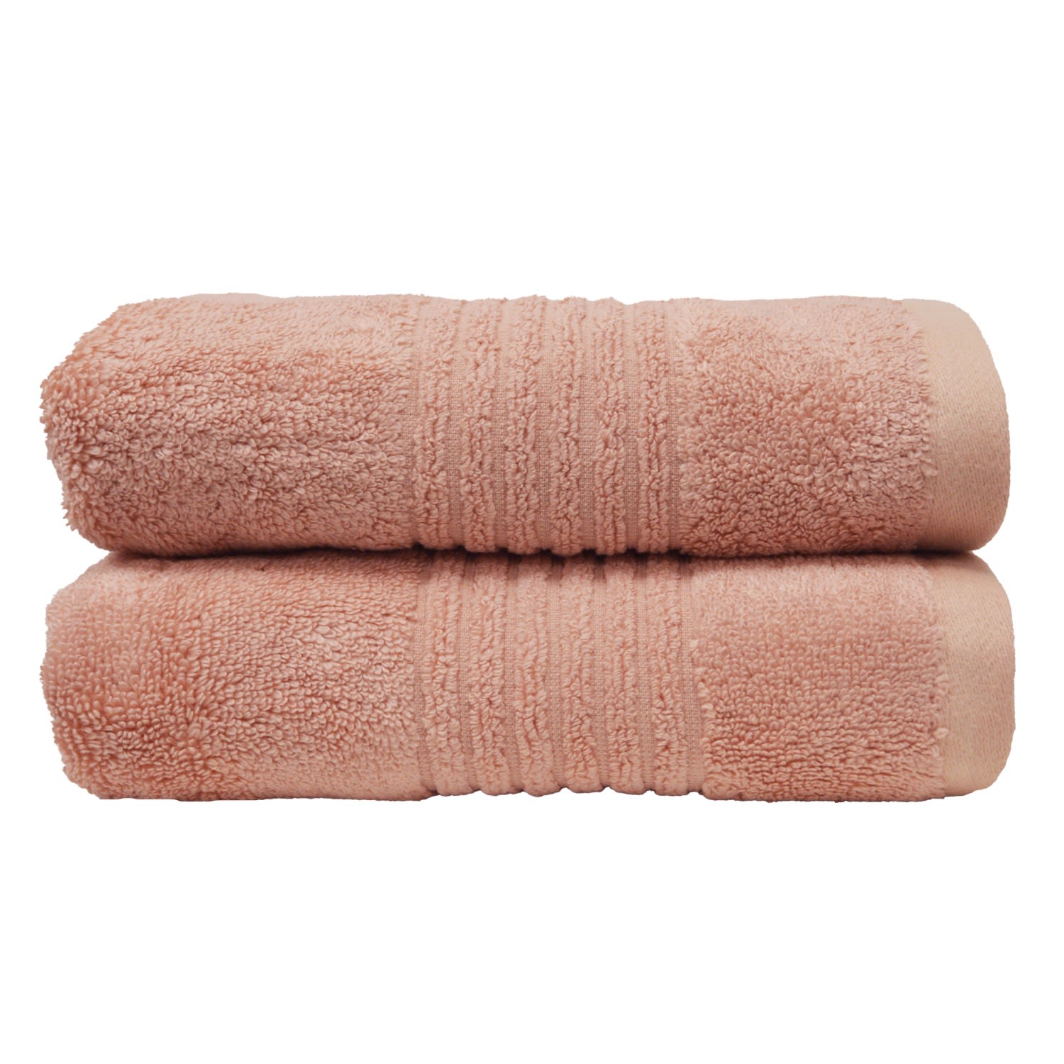 Misona Pink / Purple Ultra Soft Bamboo Bath Sheet Set - Blush