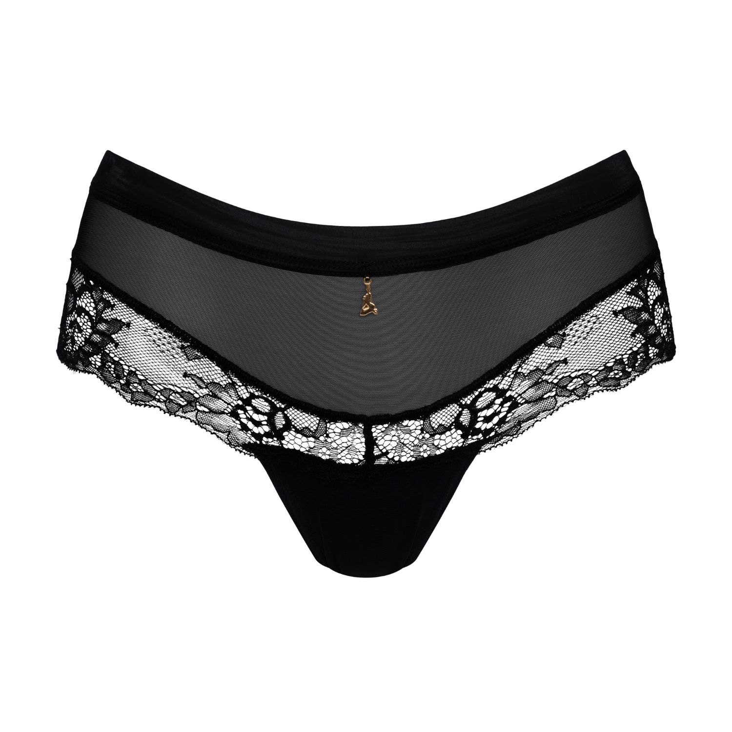 Bonbon Lingerie Women's Angelina Full Brief Black In Black