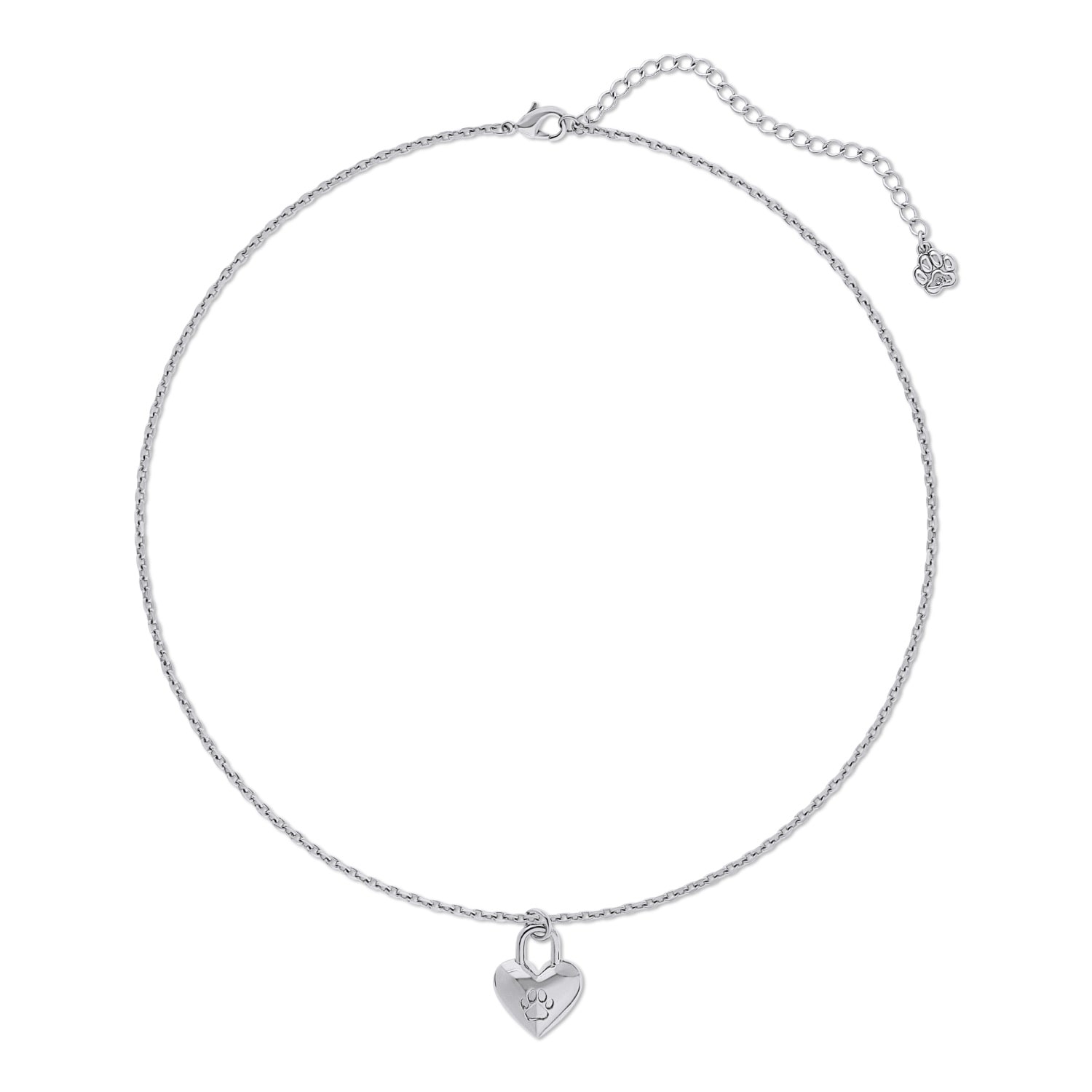 Cloud Haven Women's Keys To My Heart Necklace Silver