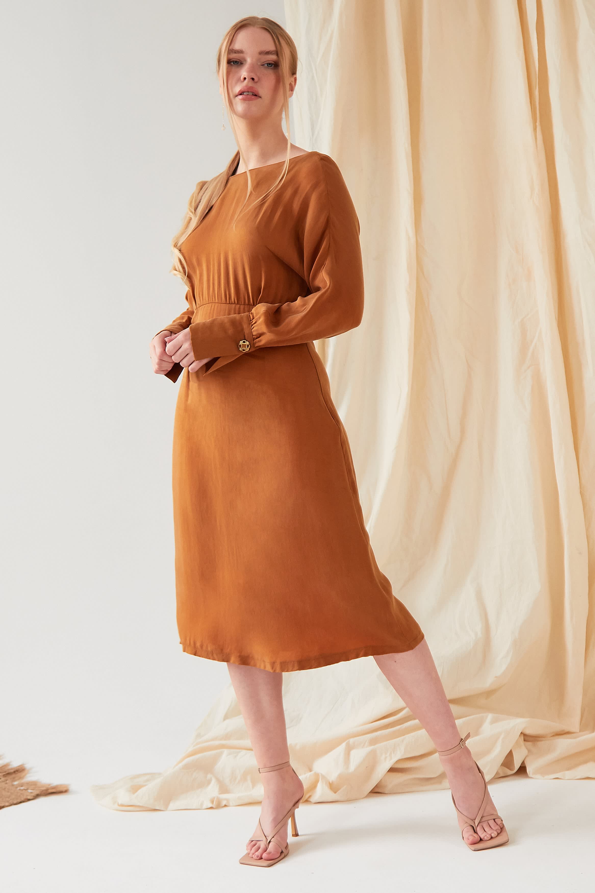 Mustard yellow cheap color dress