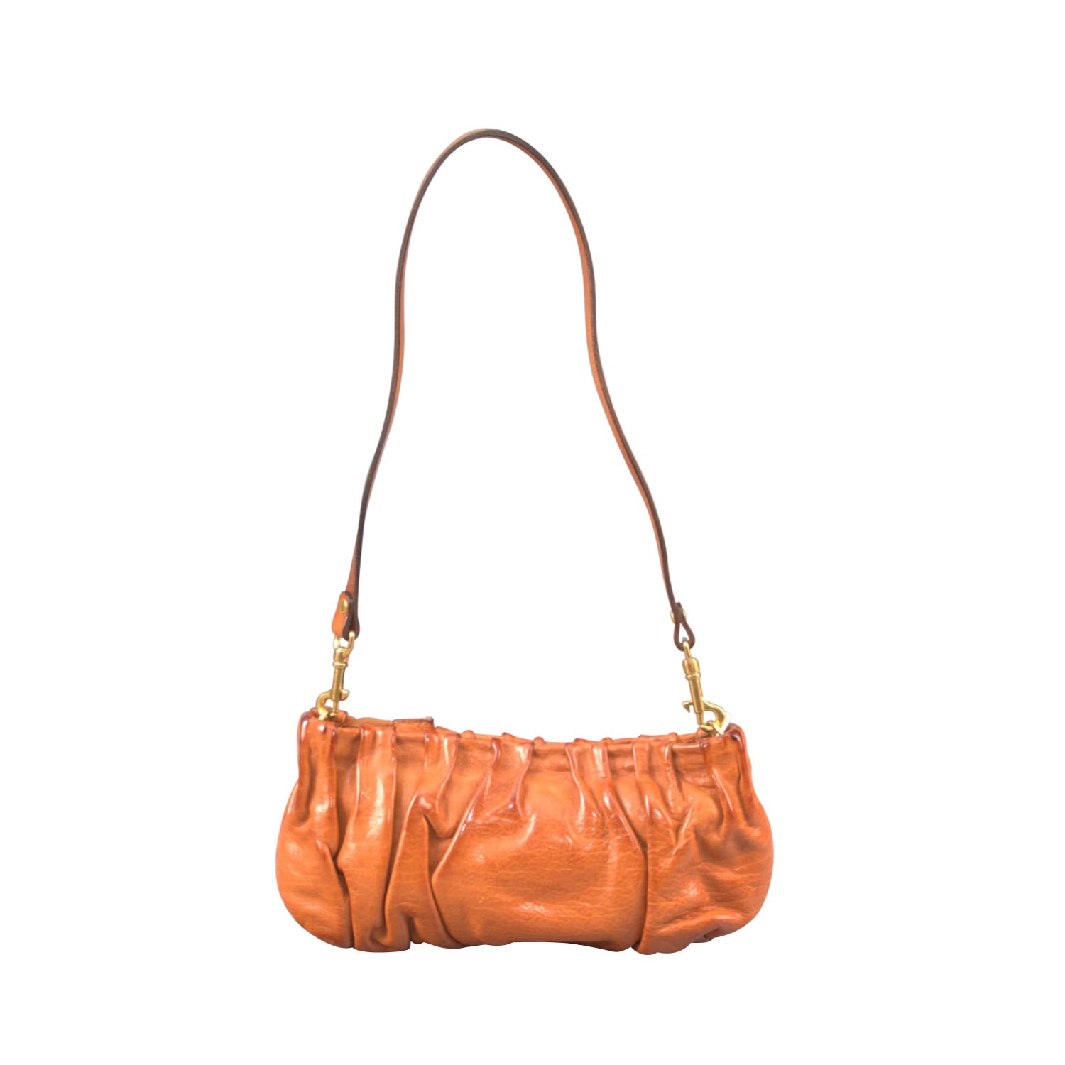 Women’s Yellow / Orange Distressed Leather Sling Bag ’Azzura’ - Yellow Rimini