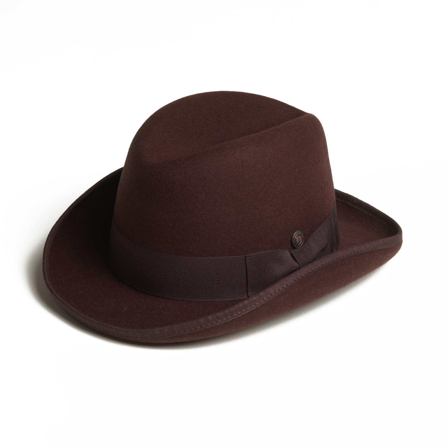 Dasmarca Hats Men's Dasmarca Hudson Hard Wool Felt Cowboy Style Hat - Brown In Brown