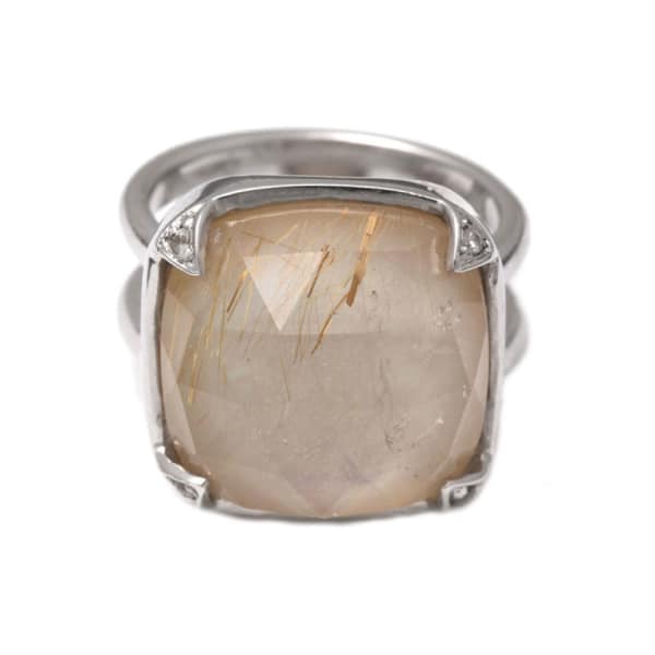 Angel's Hair Mother Of Pearl Ring | Jayce Wong | Wolf & Badger