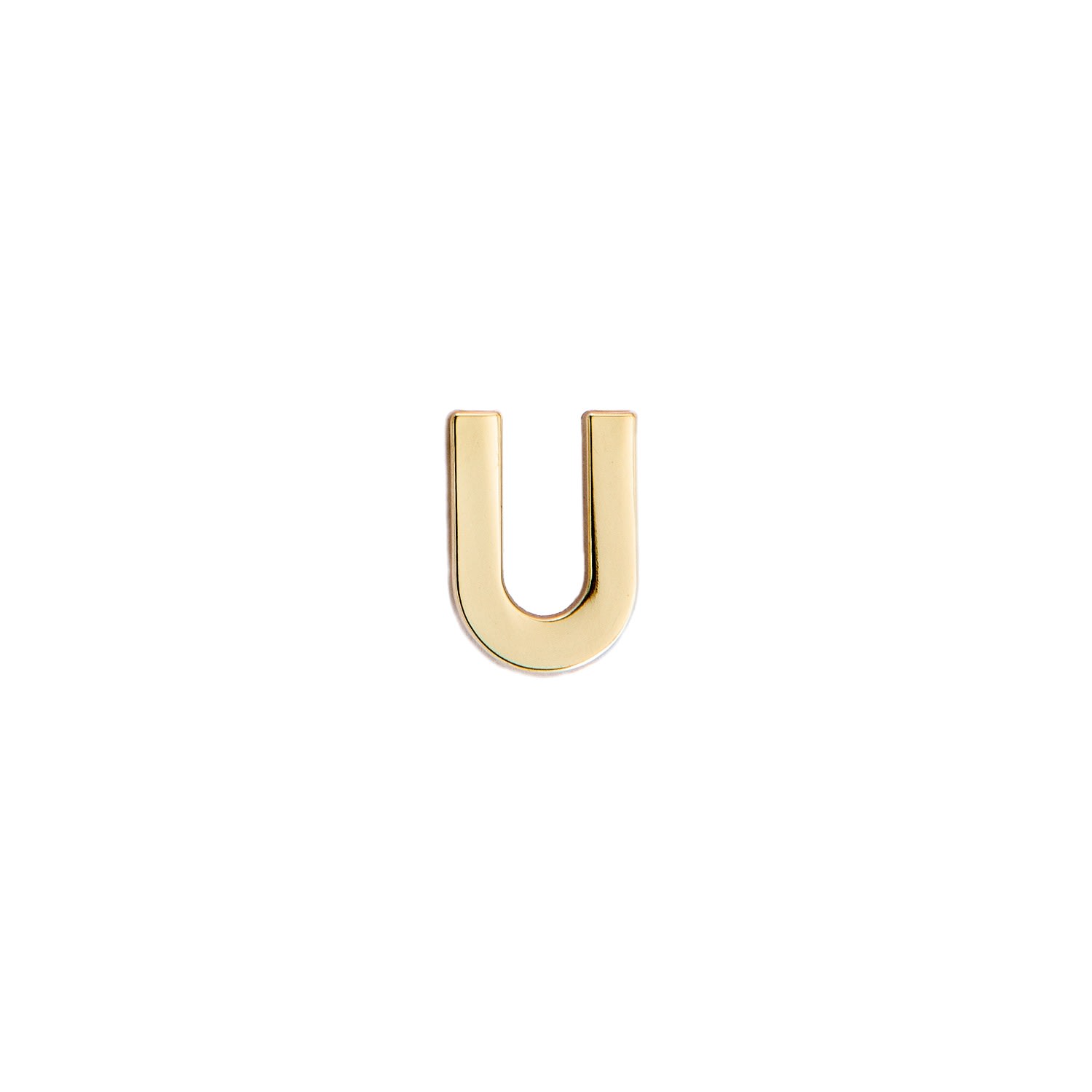 Women’s Golden Letter U Pin Make Heads Turn